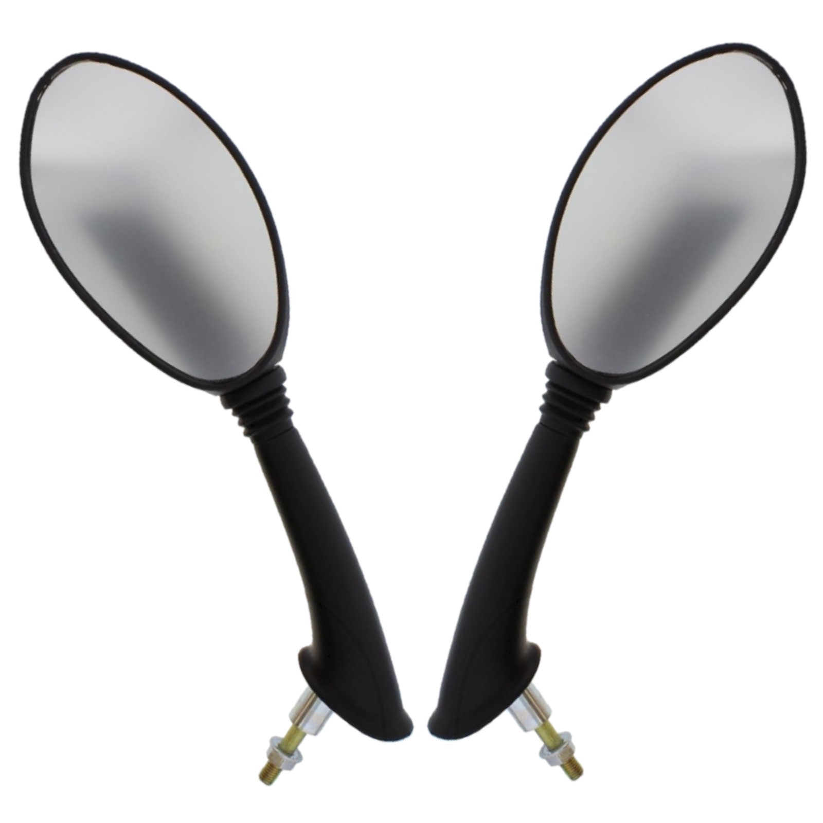 Spiegelpaar für Vespa ET2 50 1997-2005 ET4 50 2000-2005 125 1996-2005 mit M8x1.25 mm Rechtsgewinde e-geprüft