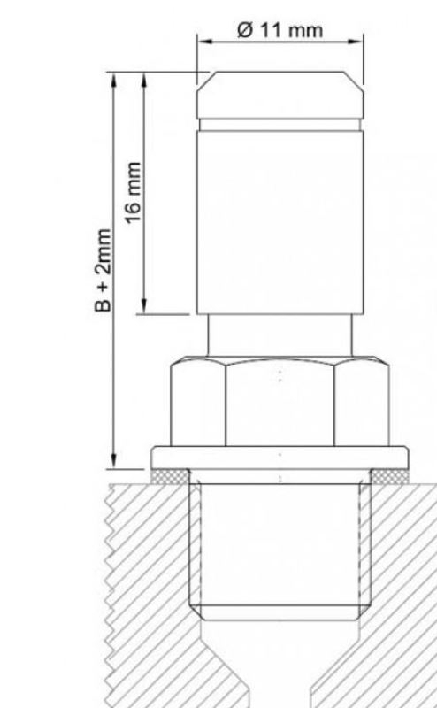 stahlbus Kappe Groove Alu anthrazit für Stahlbus-Entlüfterschrauben SB-180011-AZ