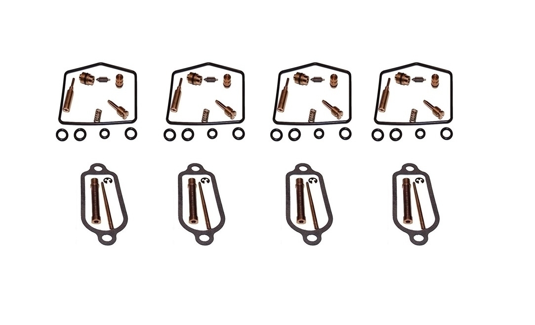 4x Vergaser Reparatursatz für Honda CB 350 F Four CB350F 1973 - 1975