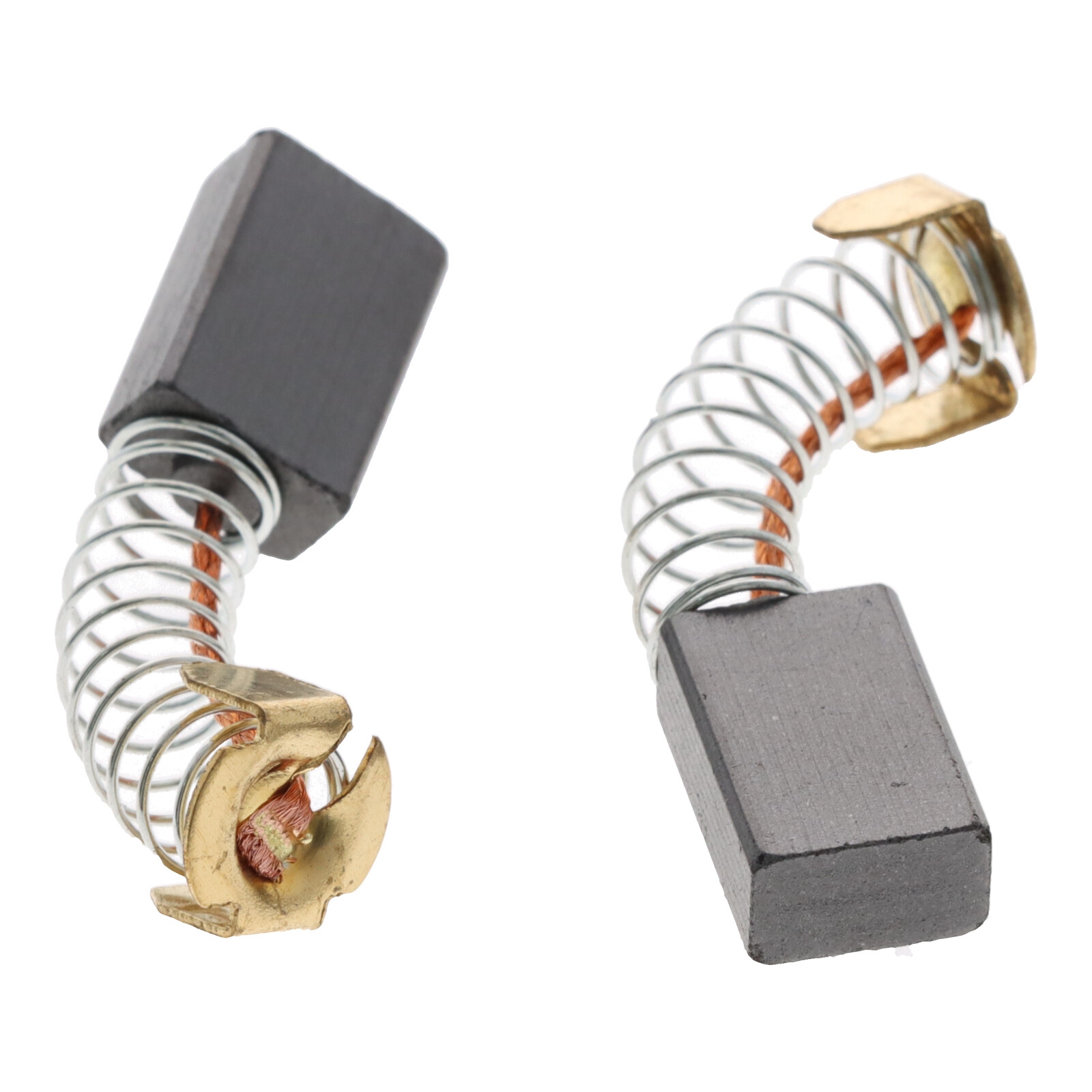 2x Motorkohlen Kohlebürsten Kohlen Motorbürsten Schleifkohlen 6x10x15 mm