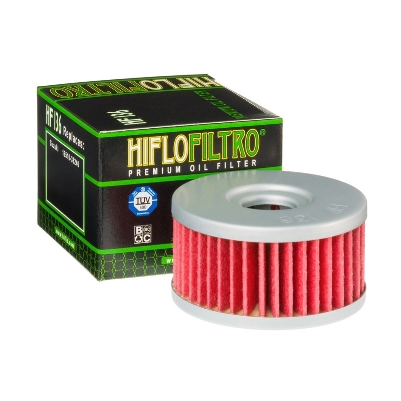 HIFLO HF136 Ölfilter für Suzuki DR250 DR350 GN GNX 250 GZ250 TU250 VL125LC VL250LC Intruder