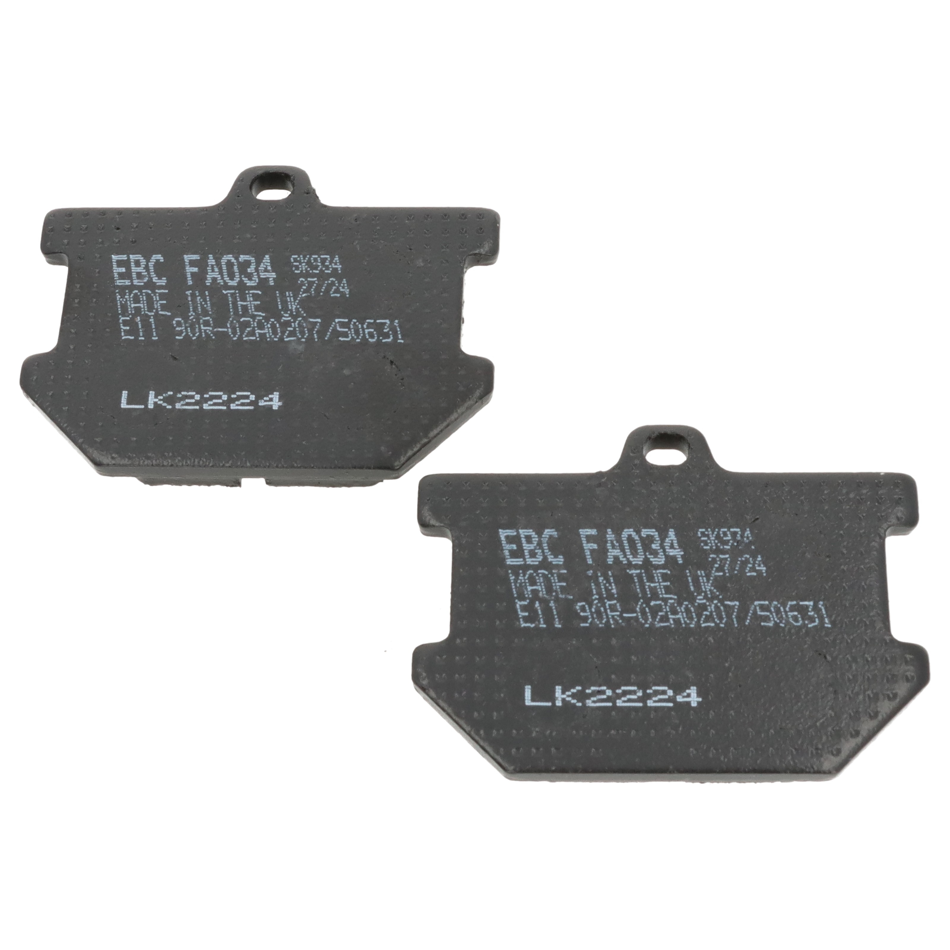 EBC Bremsbeläge FA034 für Yamaha XS XV 250 360 400 500 650 750 850 1000 1100