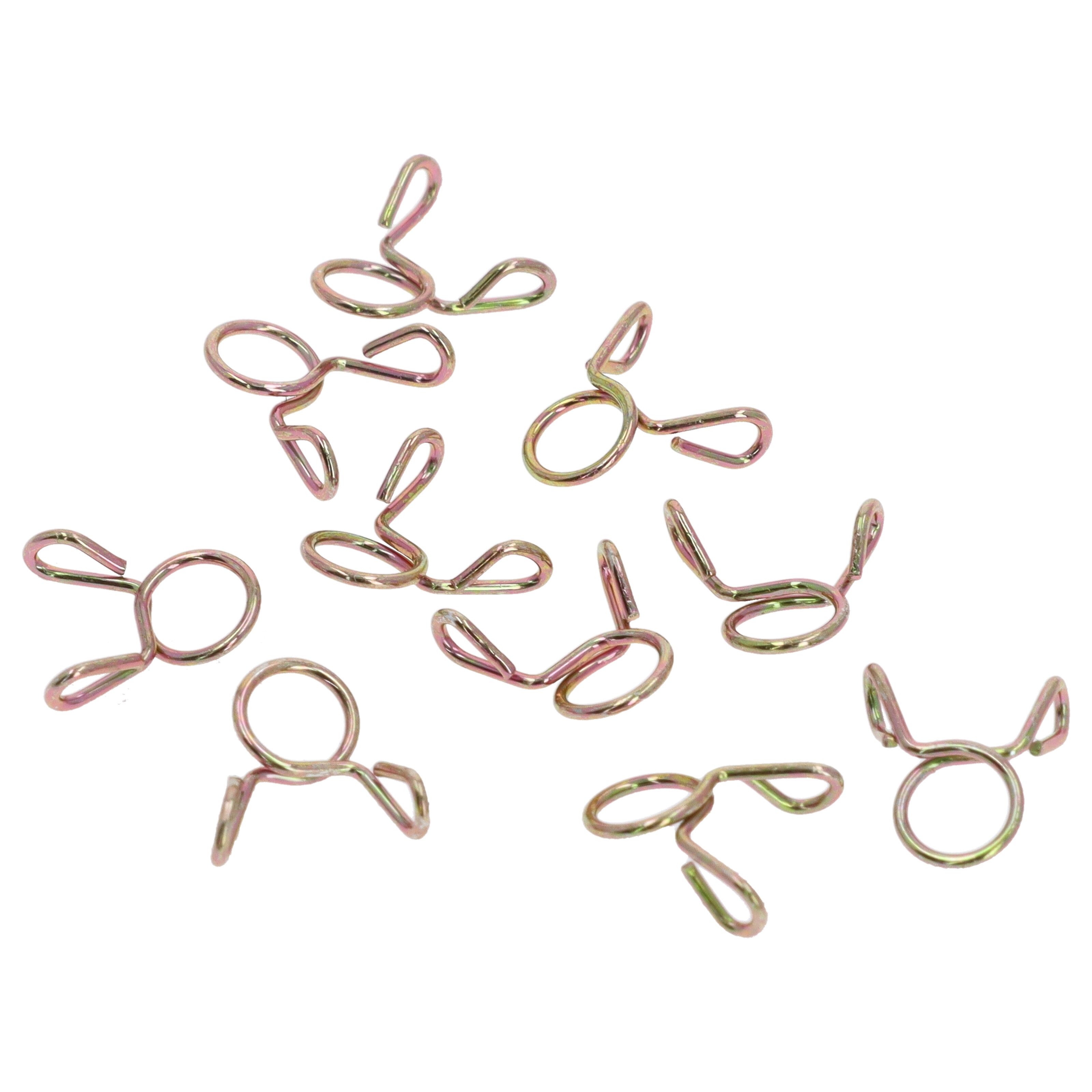 10x Universelle Klemmen Schlauchklemmen für Benzinschlauch / Kraftstoffschlauch 5x1mm