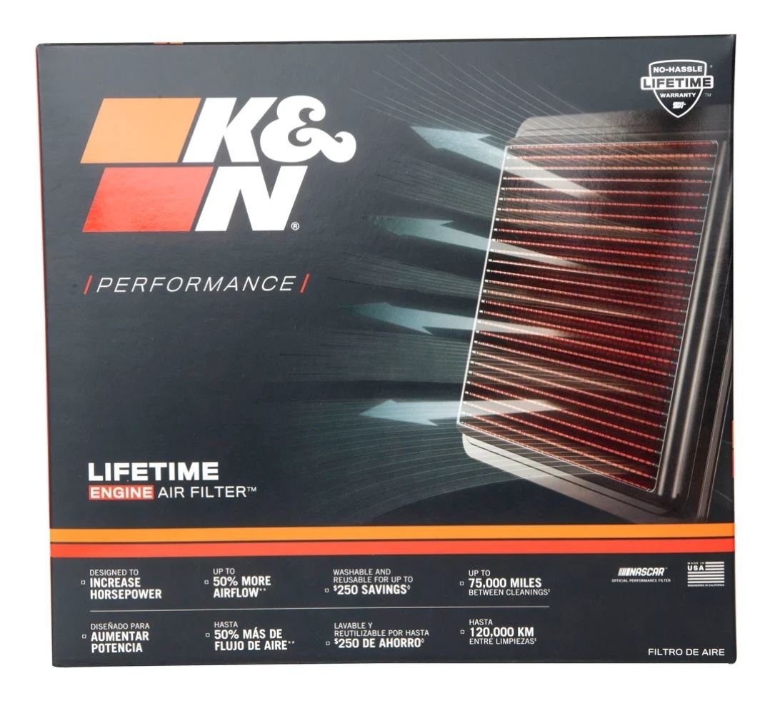 K&N Tauschluftfilter 33-2392 Citroen Mitsubishi für Peugeot 2007 - 2014