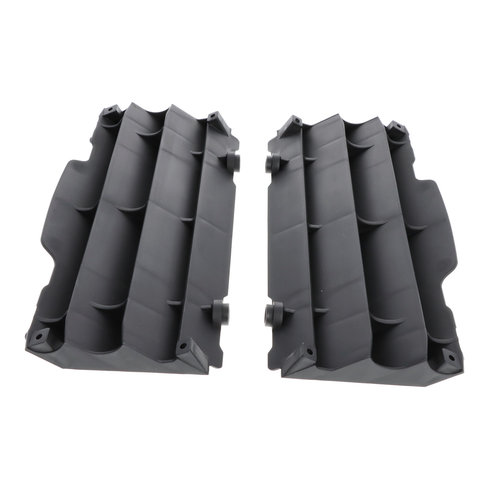 Polisport 8455300001 Kühlerlamellen schwarz für KTM SX SX-F EXC EXC-F Husqvarna FC FE TC TE