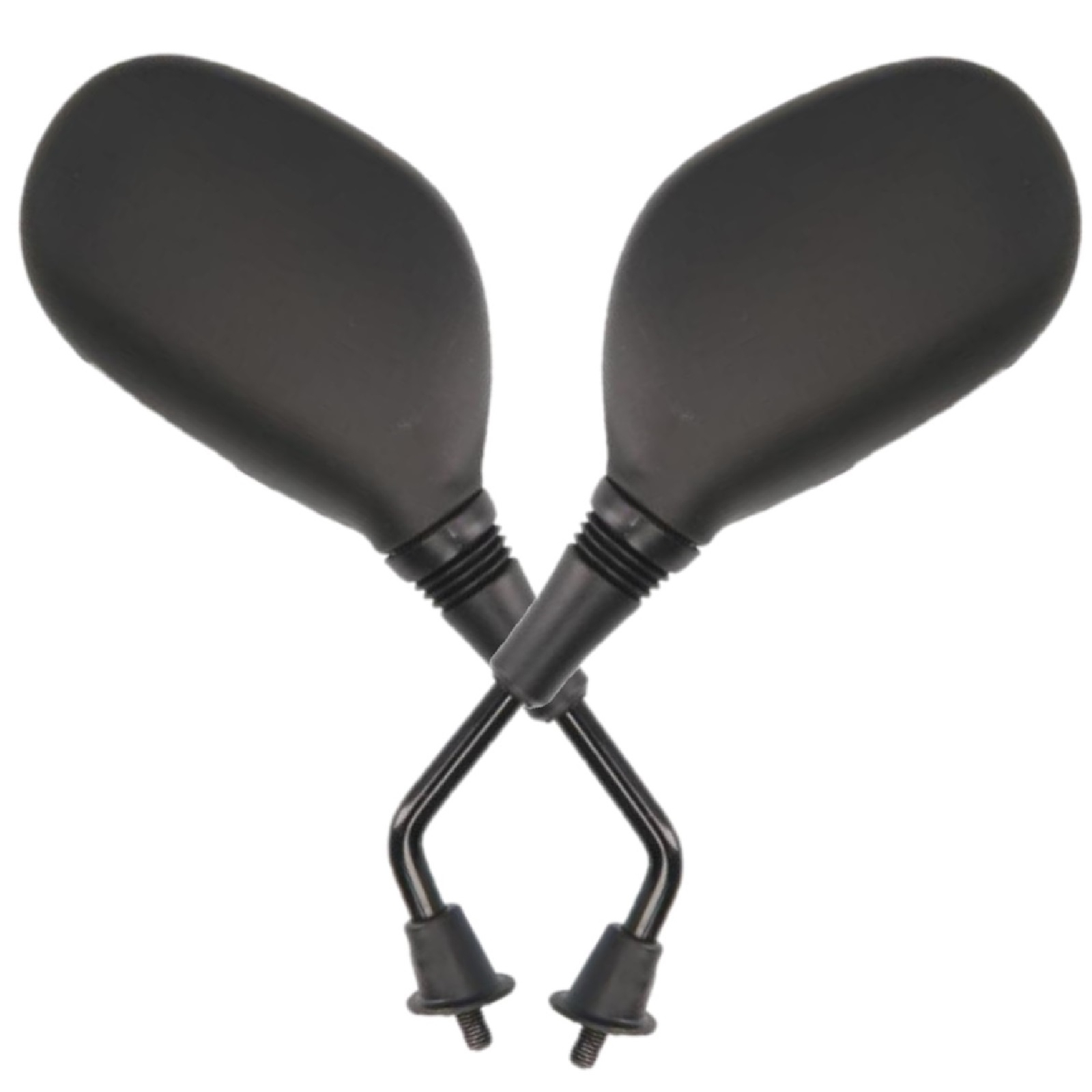 Spiegelpaar für Rieju Toreo 50 4T 2007-2008 aus Kunststoff in schwarz mit M8 Rechtsgewinde e-geprüft