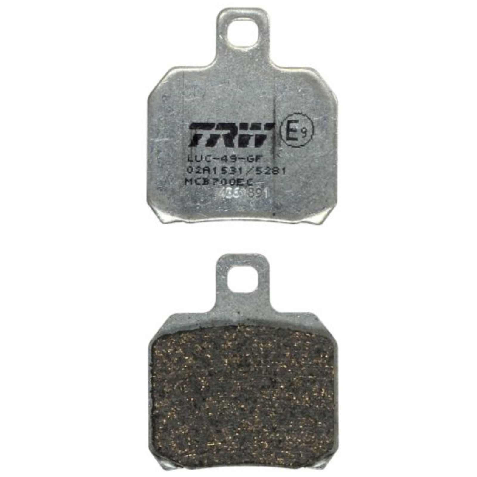 TRW Bremsbelagsatz für Suzuki Burgman UH125 2002-2006 BP1111 UH150 2004-2006 BR1111