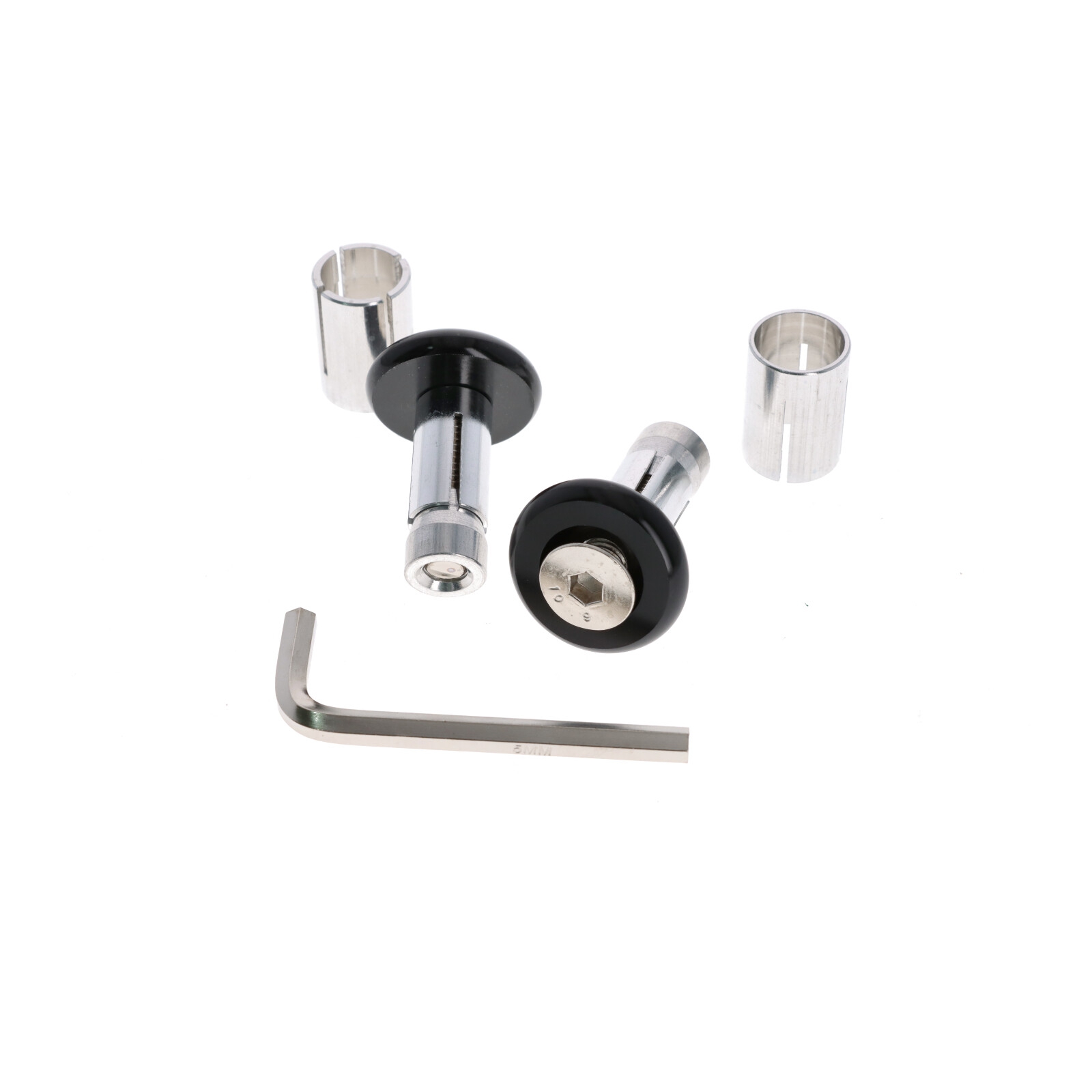 Motorrad Lenkerenden / Lenkergewichte 64g schwarz für Lenker 13-19 mm Durchmesser