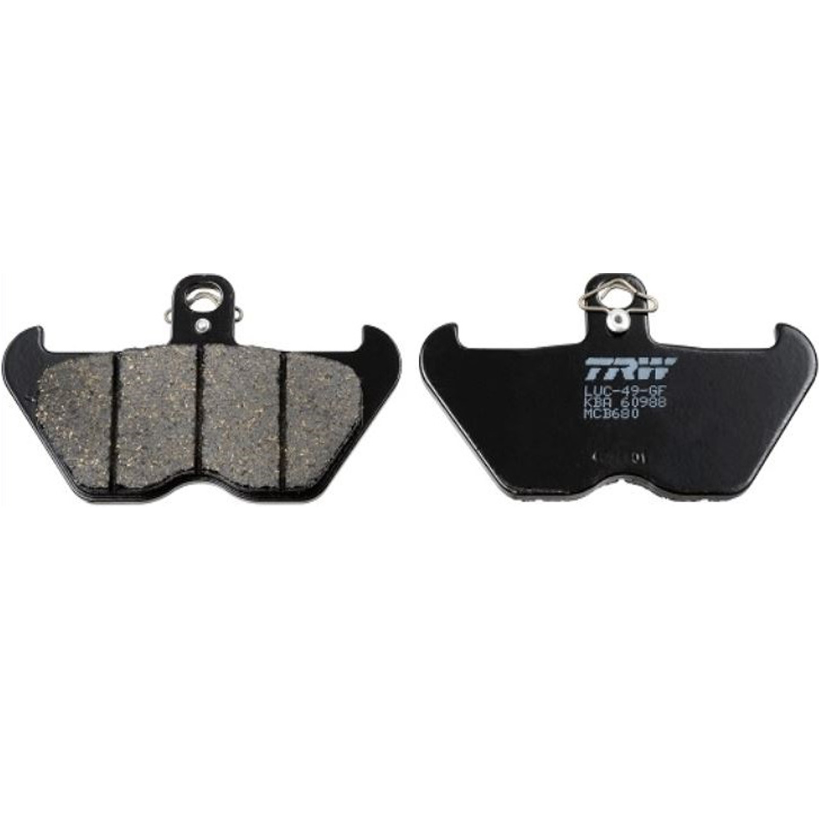TRW MCB680 Bremsbelagsatz vorne komplett für BMW K100 K1200 K1 R1100GS R1150GS R1200C