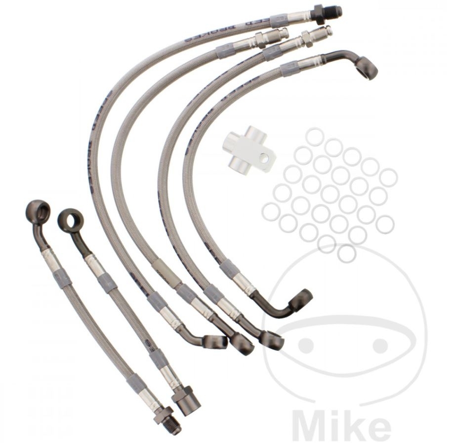 Stahlflex Bremsschlauch Kit für BMW K 1200 RS K589 1997-2000