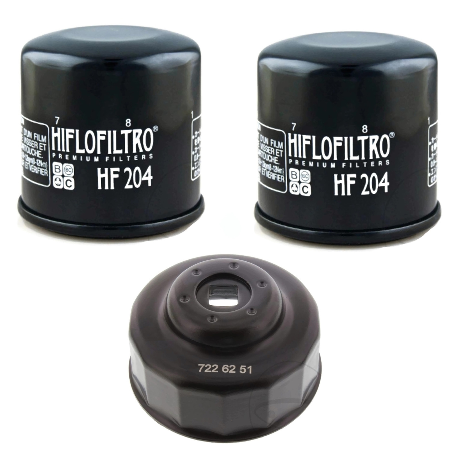 Satz Ölfilter Ölfilterschlüssel für Honda Kawasaki Yamaha Fantic Triumph