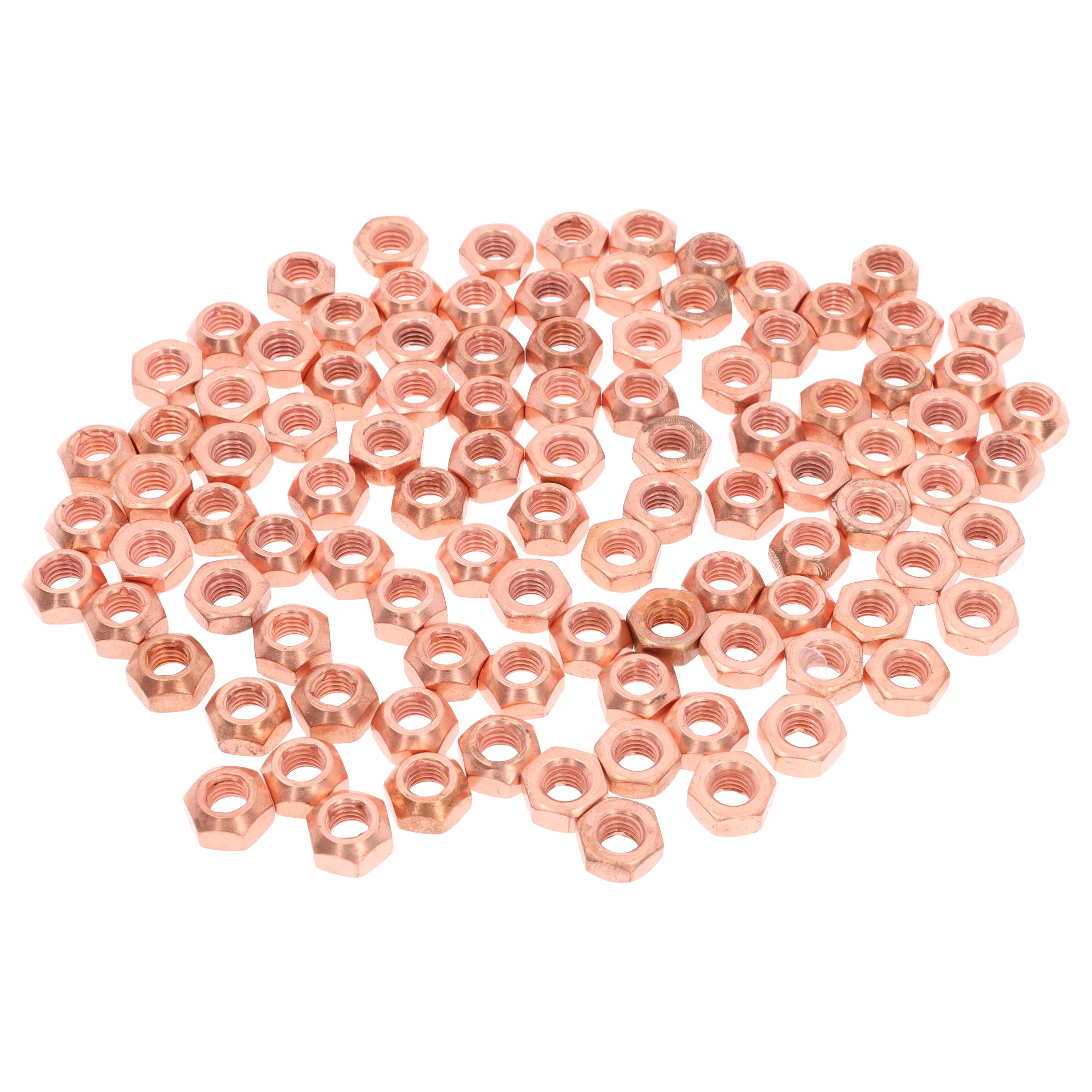 100x BOSAL BOS258-028 Auspuff Kupfermutter Kupfermuttern für Audi BMW VW M8 SW12 M8x1.25