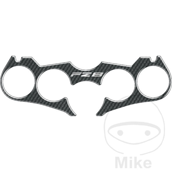 Gabelbrückenaufkleber Carbon PPS-FZ8