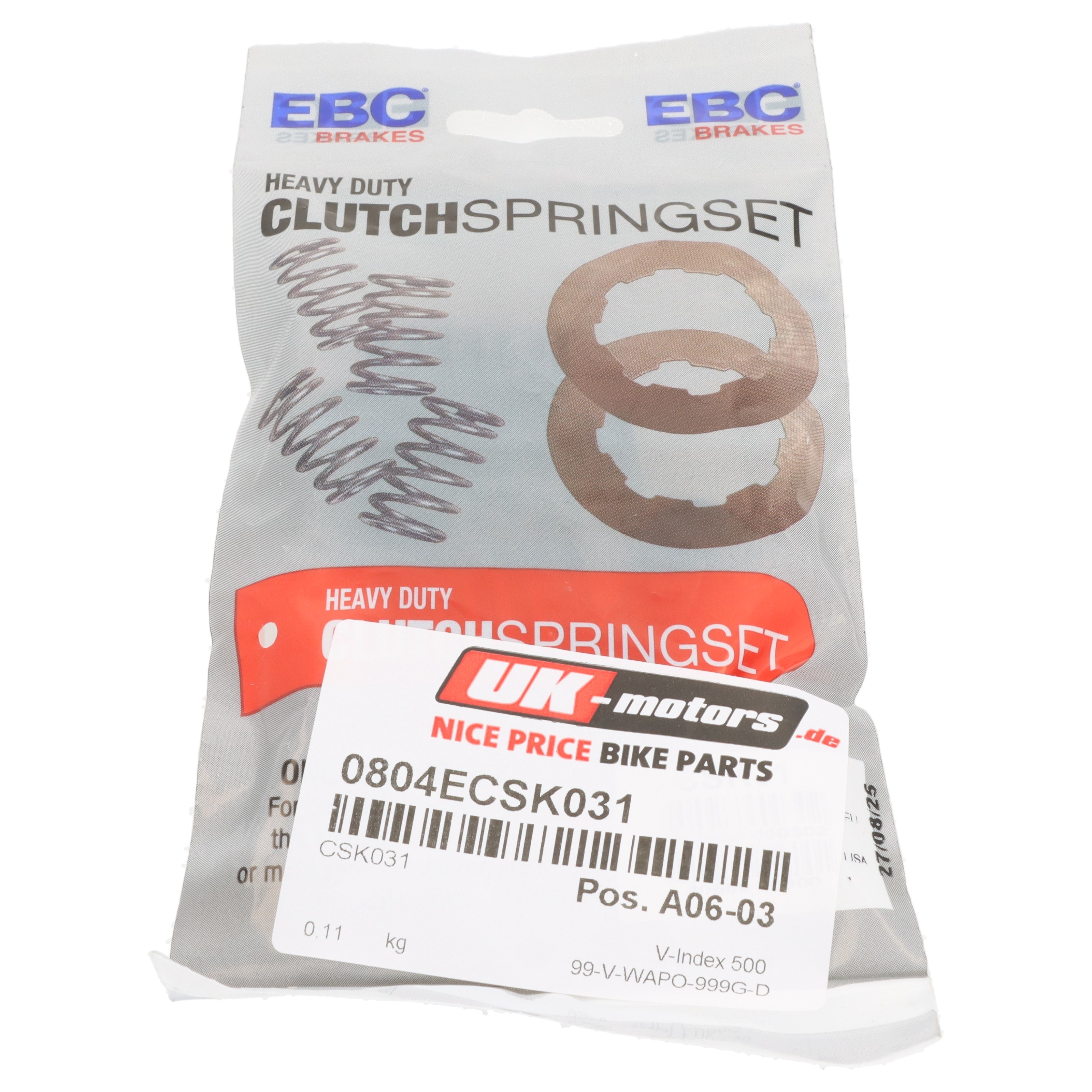 EBC Kupplungsfedern CSK031 (6 Stk.) für Kawasaki KMX 125 B Suzuki VL 1500