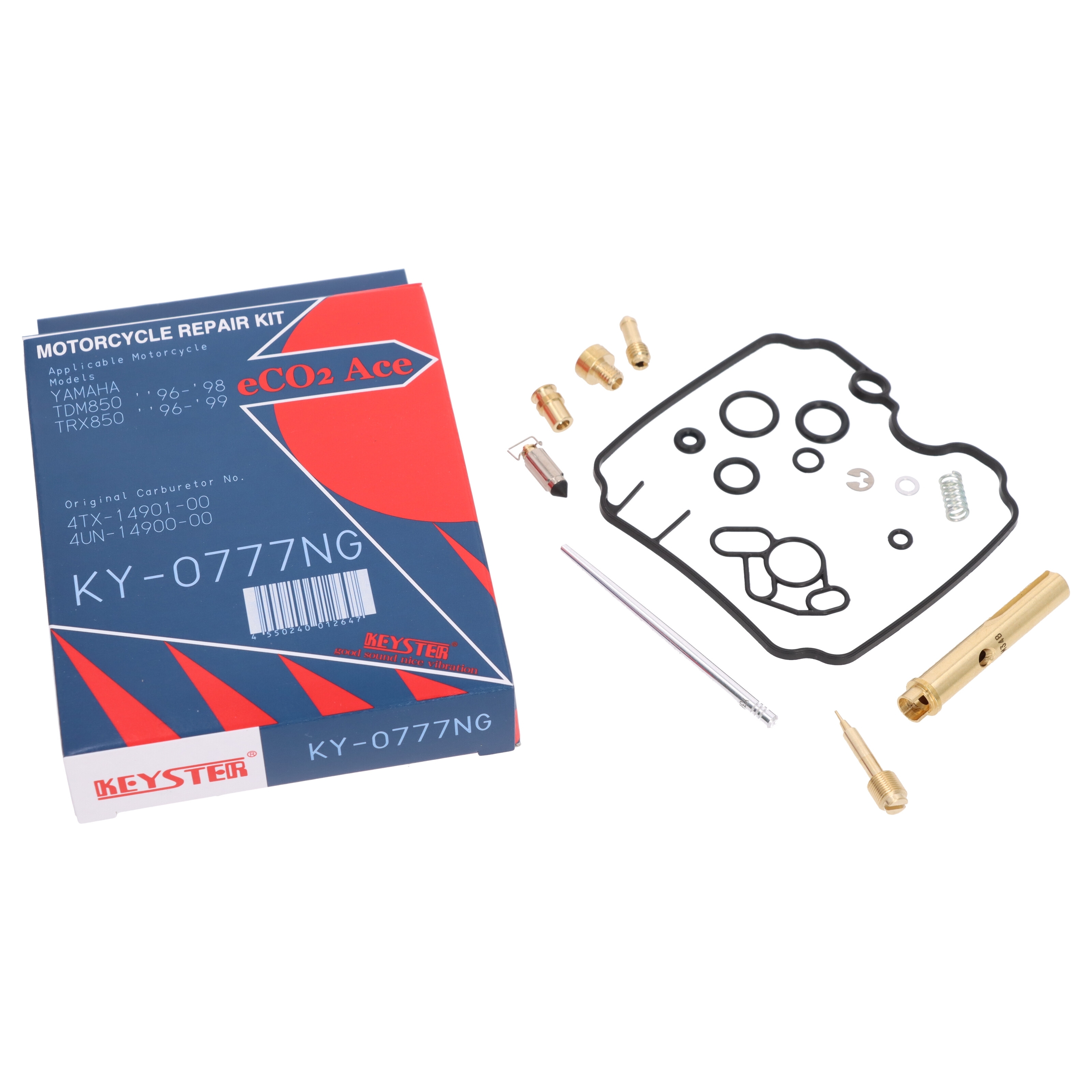 Keyster KY-0570 / 0777N Vergaser Reparatursatz für Yamaha TDM850 TRX850 1996 - 1999 4TX 4UN