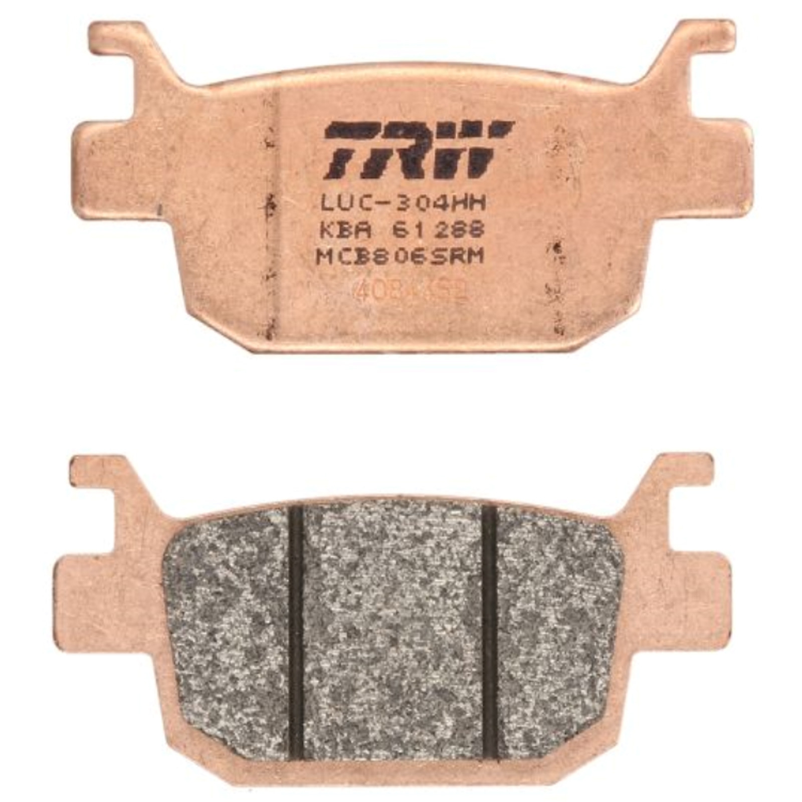 TRW MCB806SRM Sintermetall Bremsbeläge für Honda FES SH 125 150 300 NSS Peugeot Metropolis Satelis