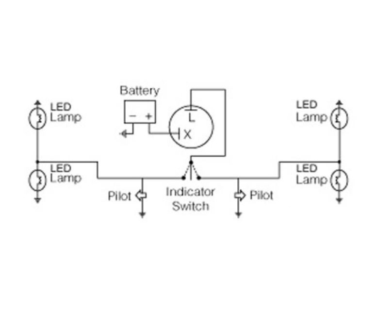 JMP BD08-Y0001 Blinkrelais elektrisch Honda 2-Polig 12V flasher relais für Standard + LED Blinker