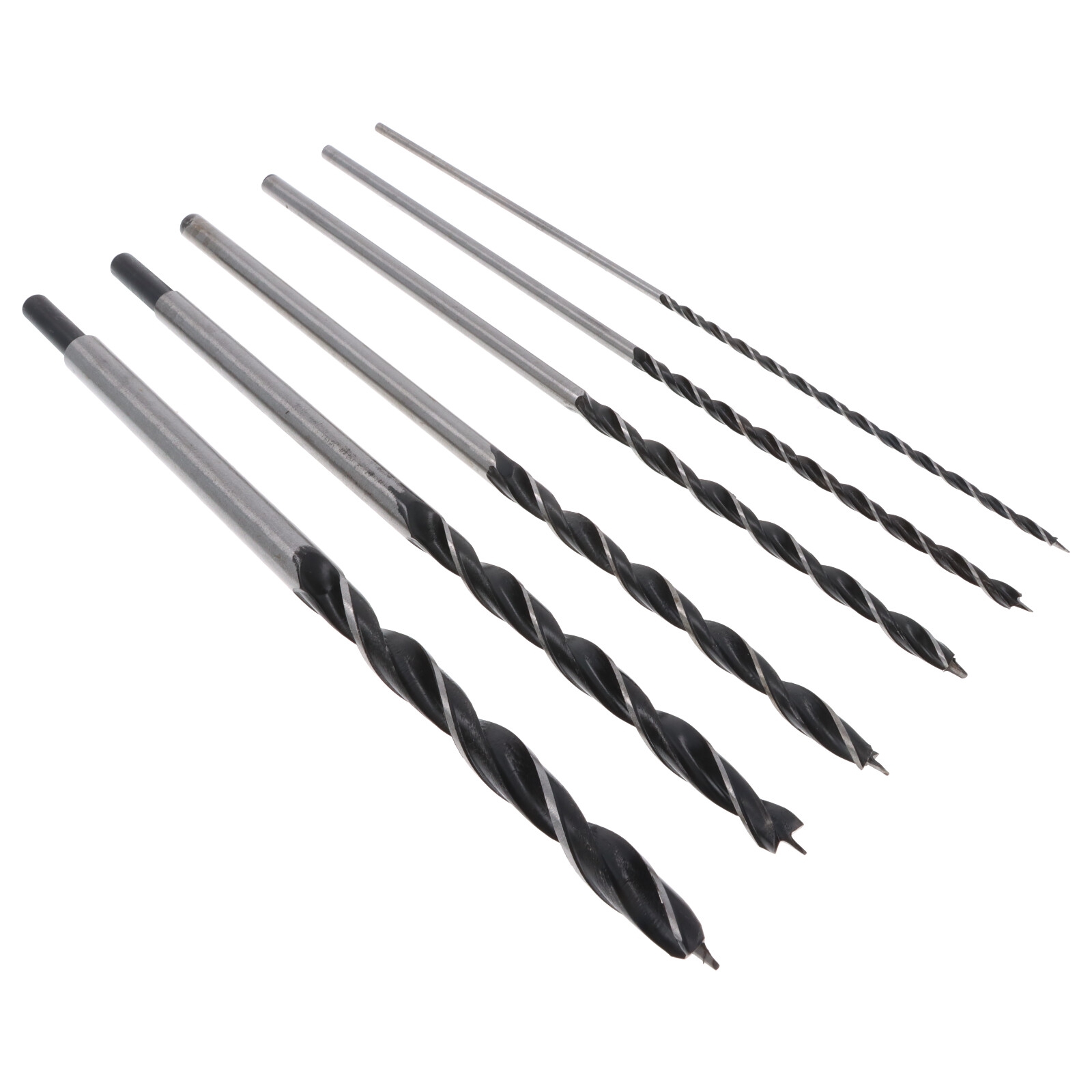 Holzbohrer Set Spiralbohrer lang Bohrer Holzbohrersatz 6er Bohrsatz 4-14 mm