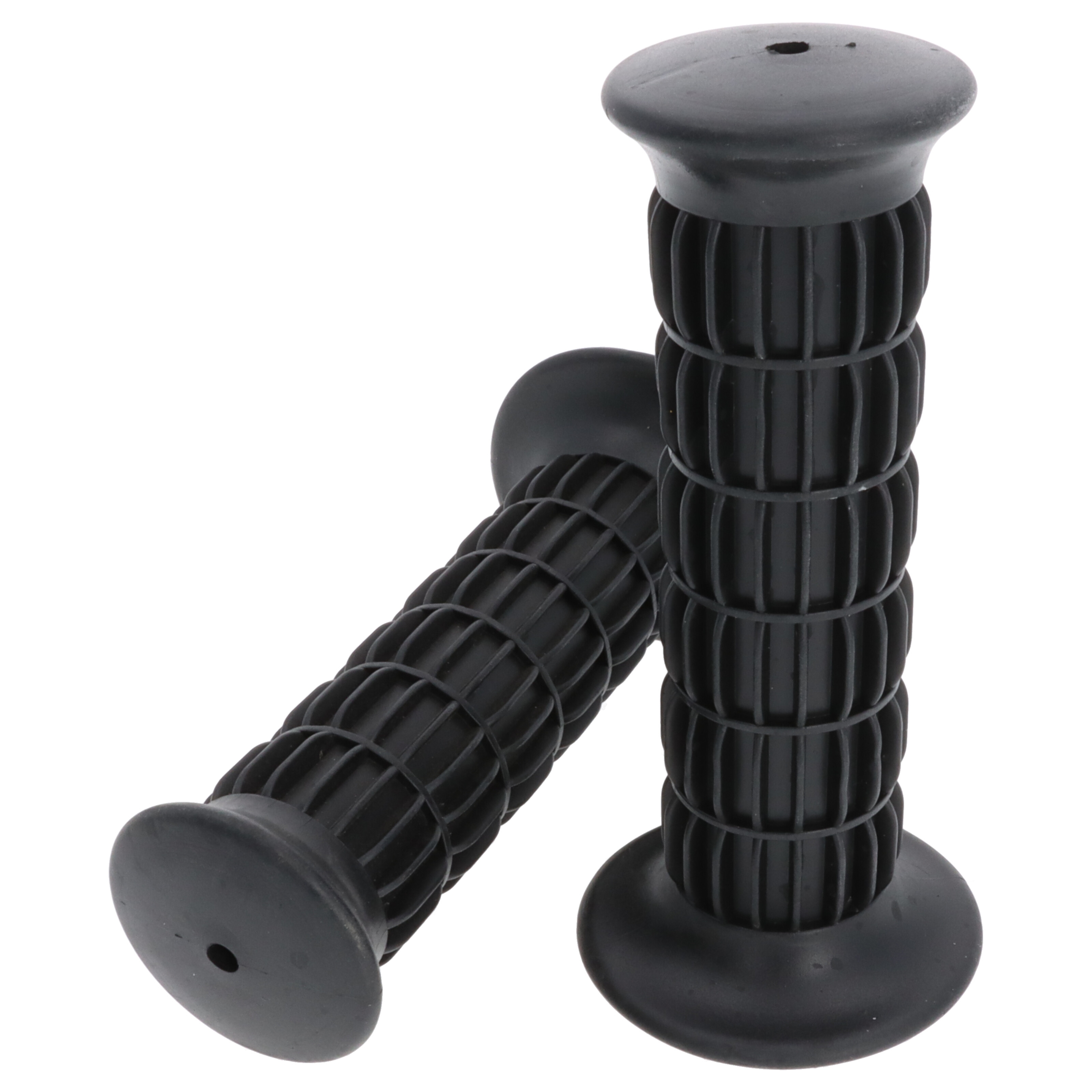 Griffgummi-Paar 22/25mm schwarz 7/8 Zoll Lenker 131 mm Motorrad Roller Griffe