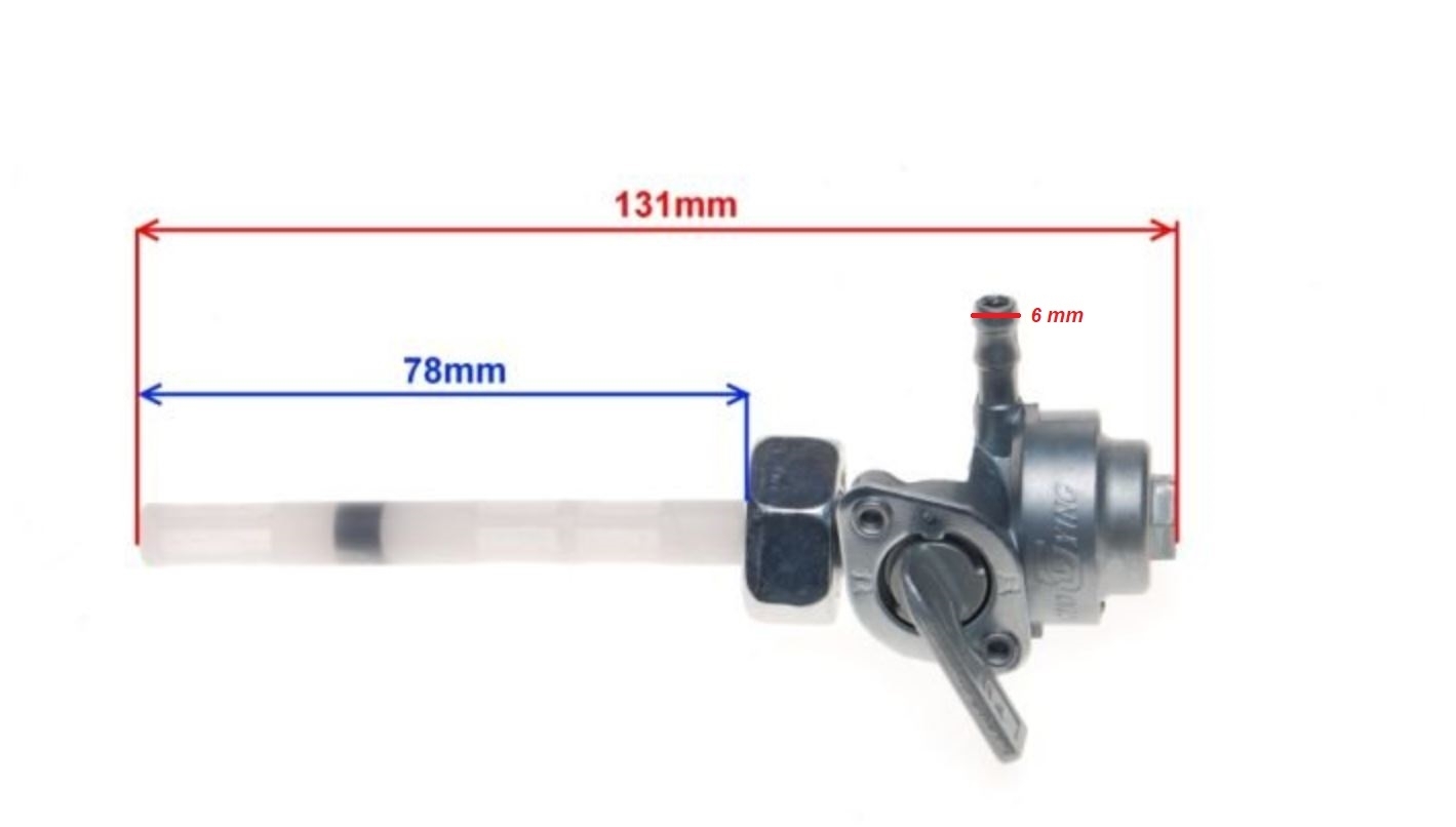 Benzinhahn M14x1 für Honda MB50 MB80 Shineray Skyteam Gorilla SkyMini Jincheng