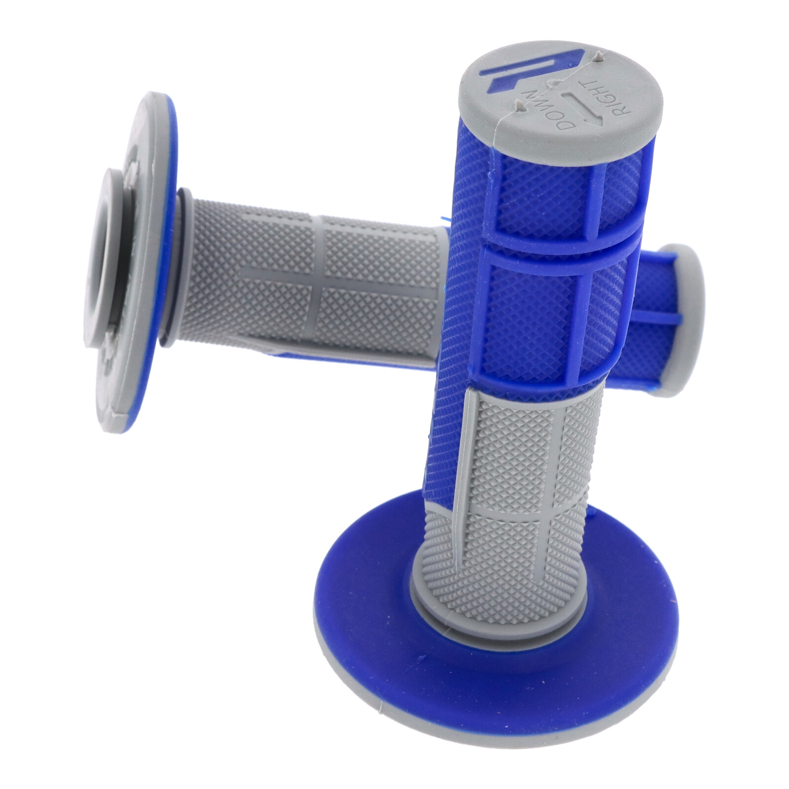 Progrip MX Griffgummi Paar PA080100GRBL 801.04 Grau-Blau für Offroad Motocross Enduro