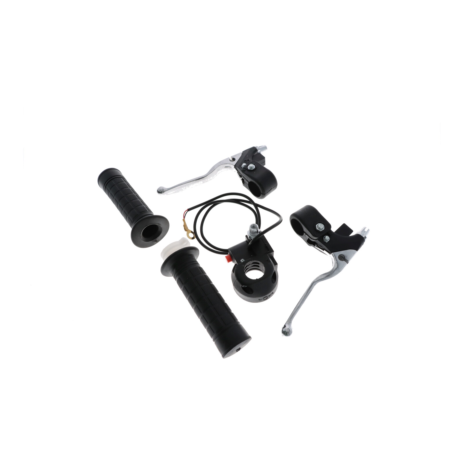 Drehgriff Satz Gasgriff für Dirt Bike QUAD ATV Pocket Bike Bremshebel Griffgummis Gaszug