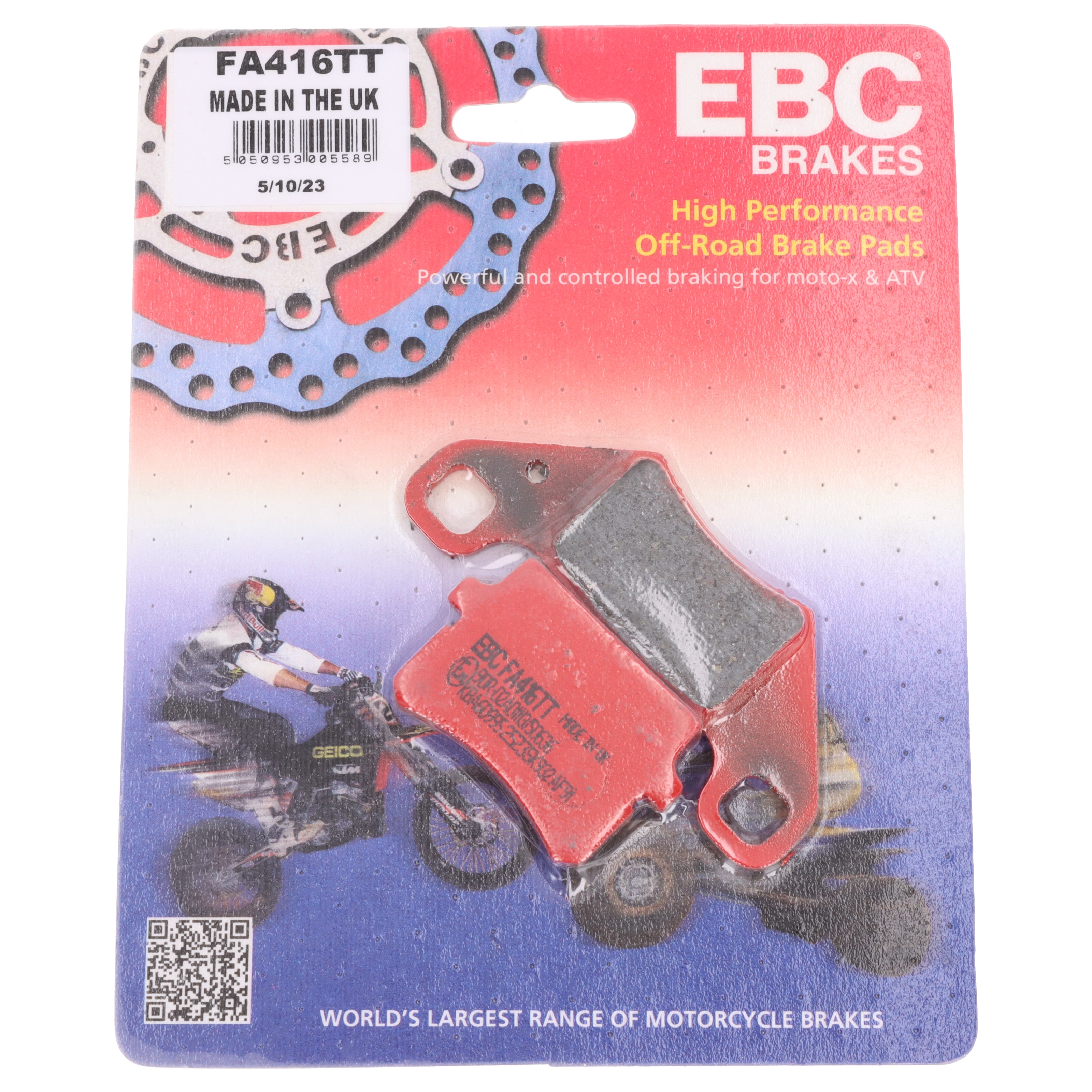 EBC Redstuff Carbon-Graphit Bremsbeläge FA416TT