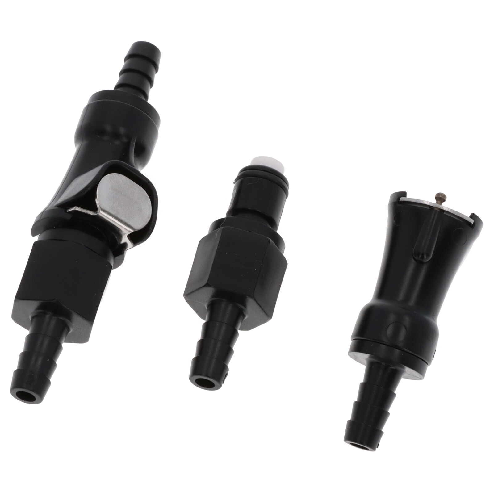 2x Benzinleitung Schnellspanner Kraftstoffleitung Kupplung 6mm Stecker Benzinschlauch Abschaltung