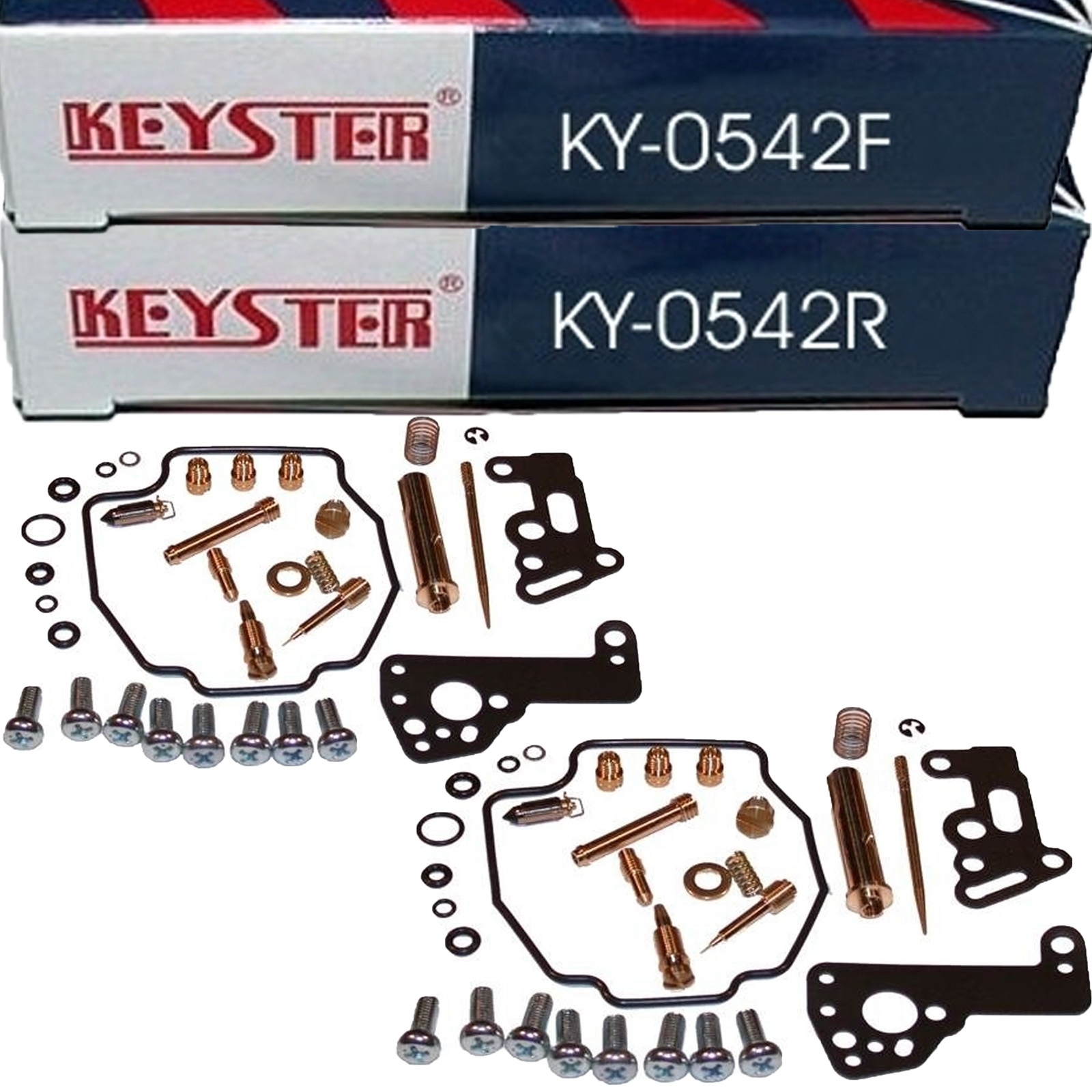 2x Vergaser Reparatur-Satz vorne + hinten für Yamaha XV535Virago 1989-2002