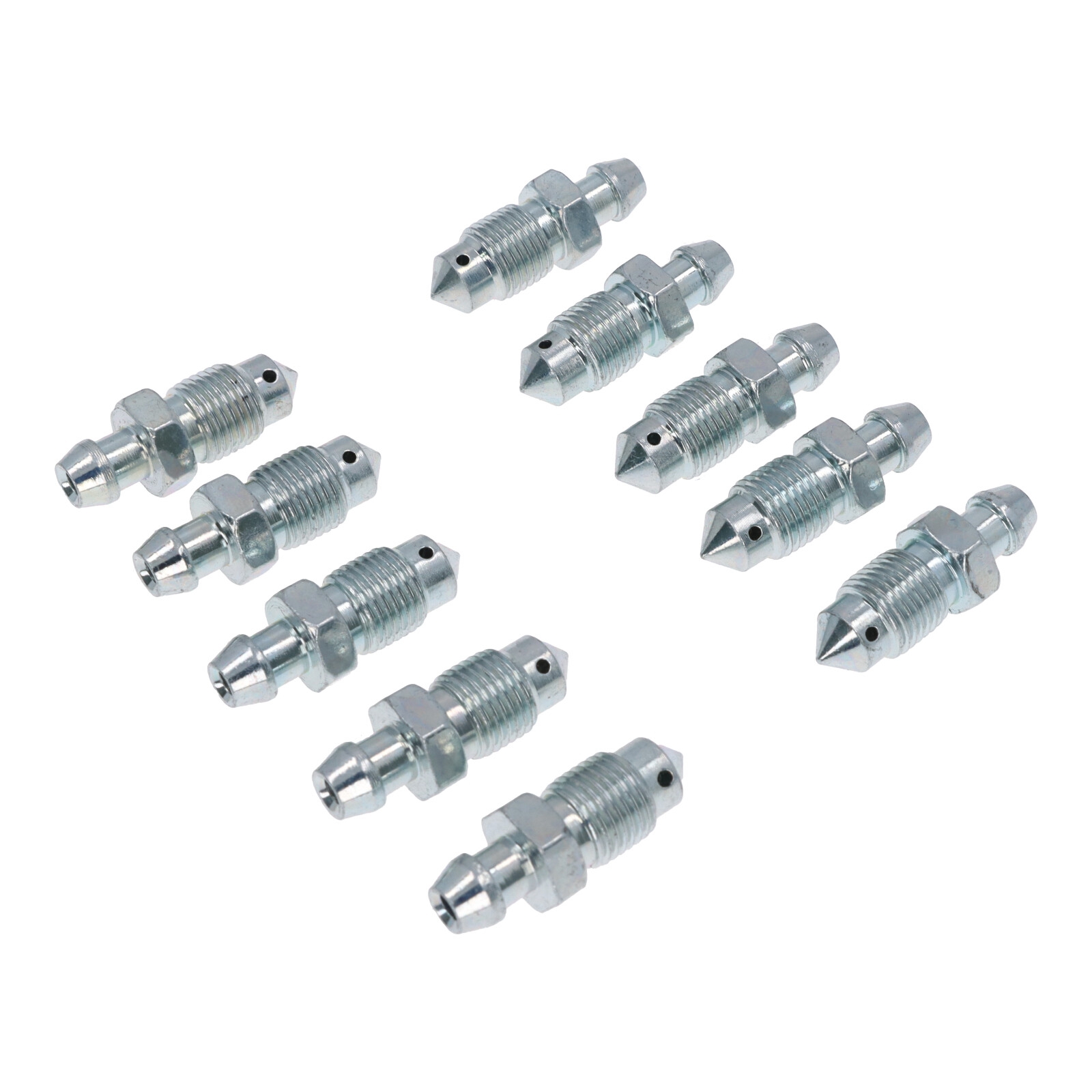 10x Quick Brake 0039-10 Bremsen Entlüfterschraube Entlüftungsventile M10x1x30 mm SW11