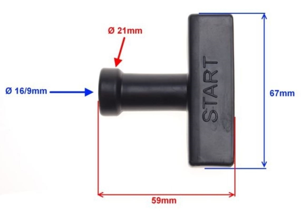 Startergriff universal für Rasenmäher Stromgenerator Motorgeräte Briggs Honda GX