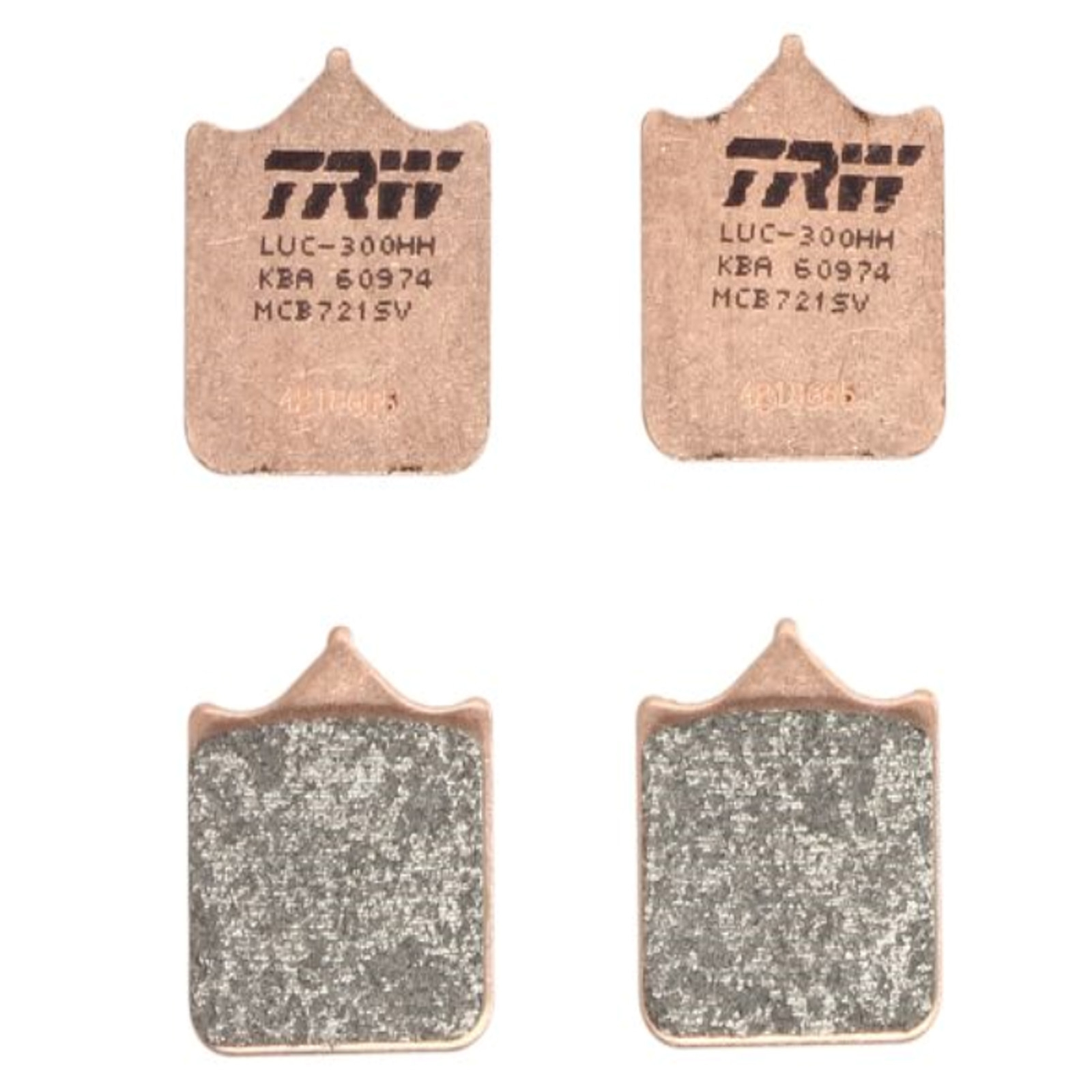 TRW Sintermetall Bremsbelagsatz für KTM Super Duke SMC Supermoto 690 990 Husqvarna SM SMS