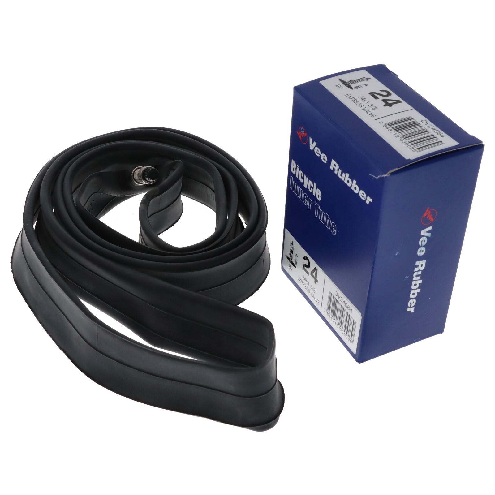 Reifenschlauch Schlauch für Rollstuhl 24x1 24x3/4  24x1 3/8 mit Dunlopventil