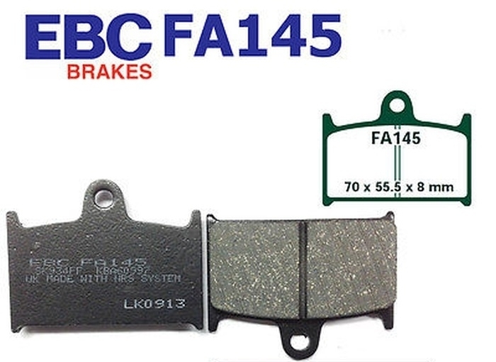 EBC FA145 Bremsbeläge vorne für Yamaha MZ/MUZ FZR TZ 250 750 1000 S SF ST