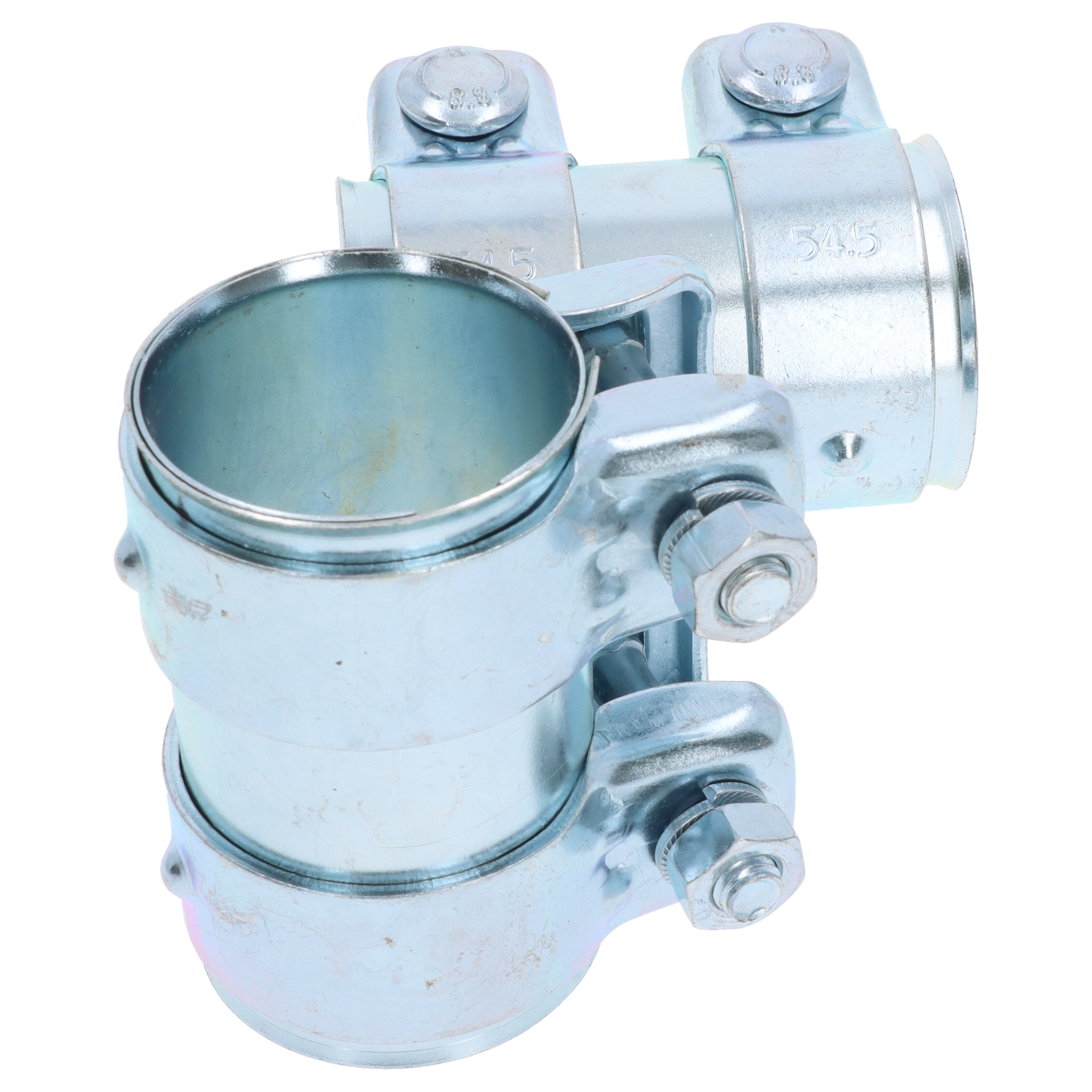 4MAX 0219-01-0077P Schelle Rohrverbinder Auspuff für Audi Seat Skoda VW Aufpuffverbinder 2 Stück