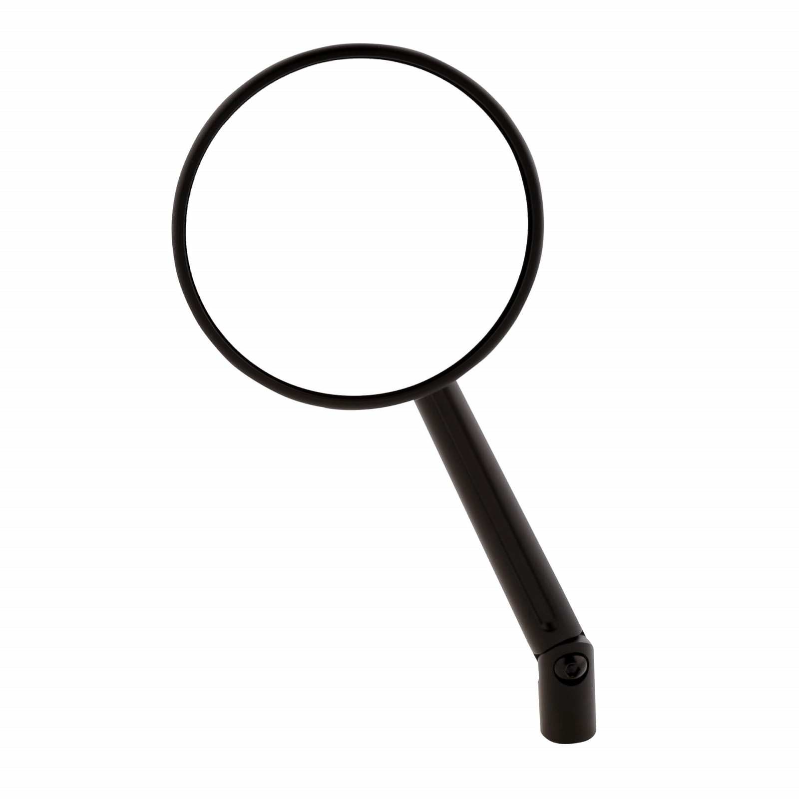 Spiegel passt für viele Fahrzeuge aus Aluminium in schwarz mit M10 Gewinde Beidseitig montierbar