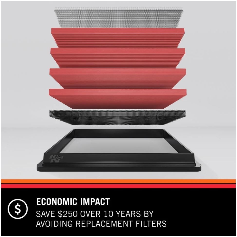 K&N Tauschluftfilter 33-2320 Chevrolet Avero 2006 - 2010 Kalos 2005 - 2009
