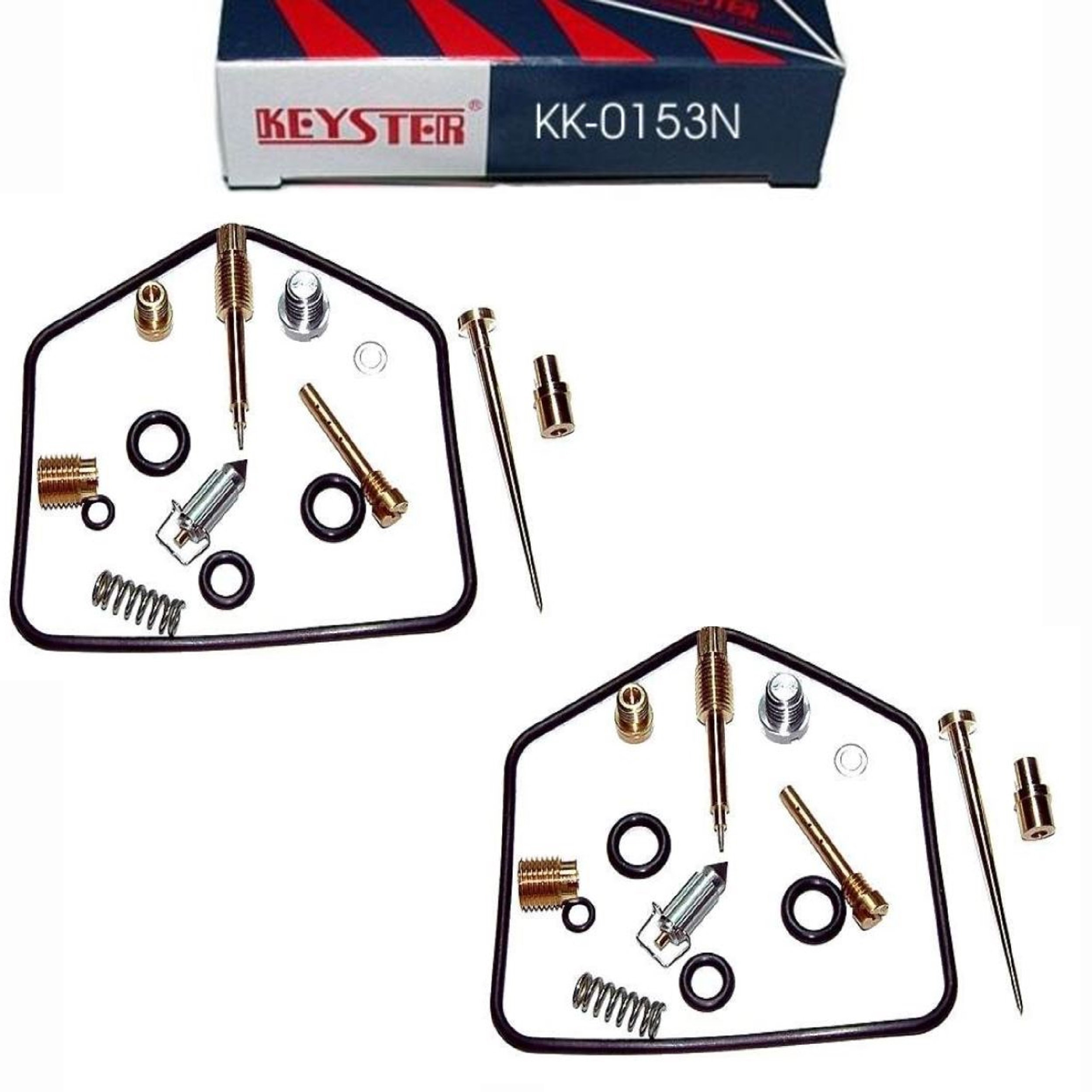 2x Keyster KK-0153N Vergaser Reparatursatz für Kawasaki Z 440 A Ltd 1980 - 1983 KZ440A