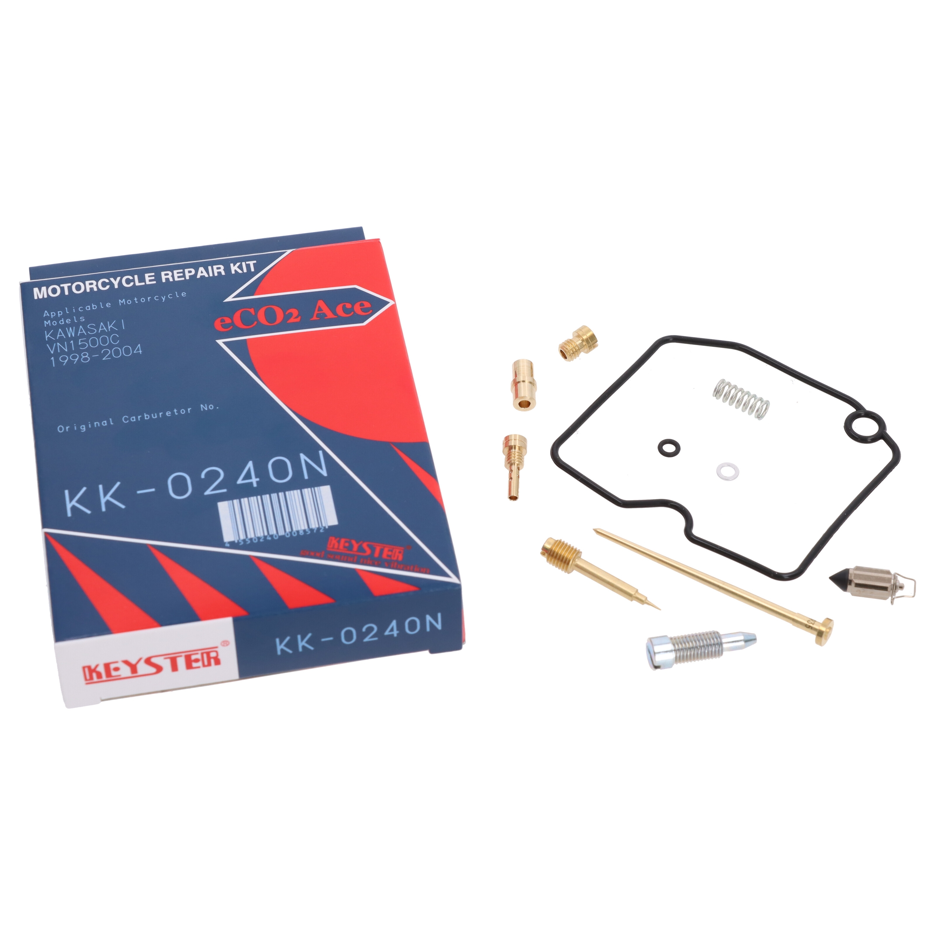 Keyster KK-0240N Vergaser Reparatursatz für Kawasaki VN 1500 Vulcan Classic Tourer 1998 - 2004