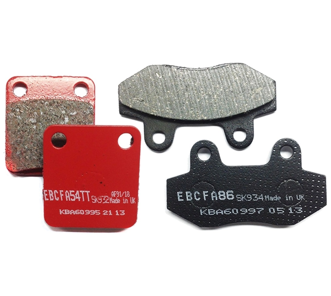 EBC Bremsbeläge SET Vorne + Hinten für CCM C-XR 230 S 07-09 FA054TT + FA086