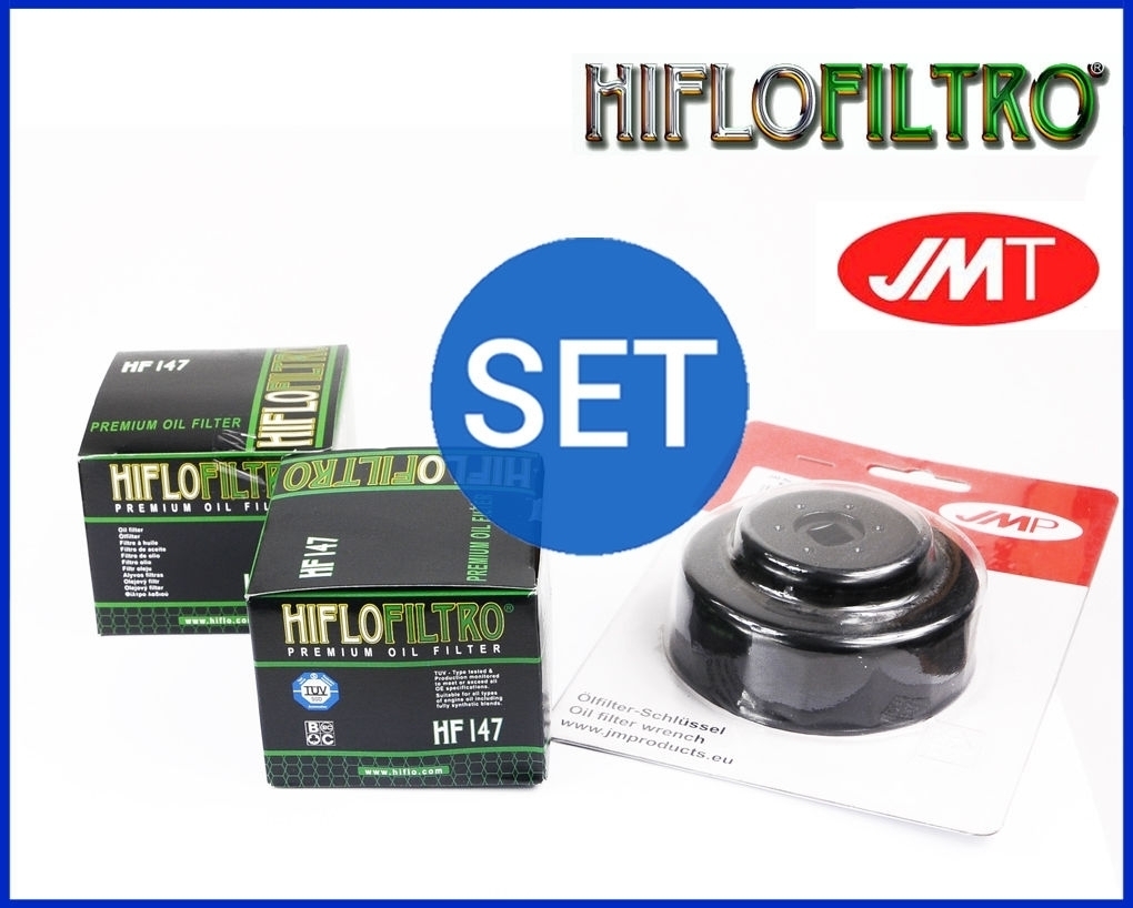 Satz Ölfilter für Yamaha TMax XP500 530 YFM 600 700 FZS600 Kymco MXU SYM +Ölfilterschlüssel