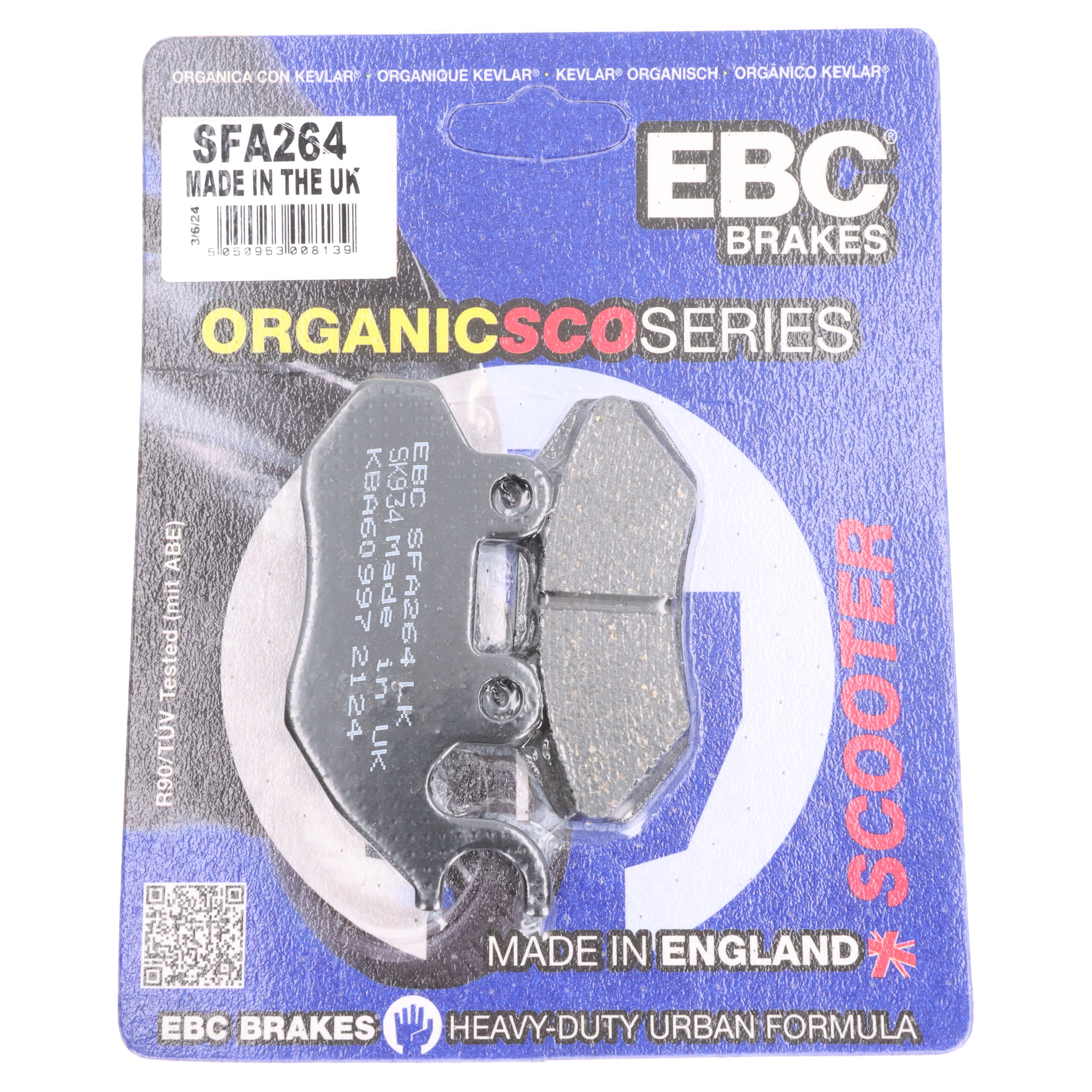 EBC Bremsbeläge SFA264 für Hercules SR 125 Sachs SR Peugeot SV LXR Tweet