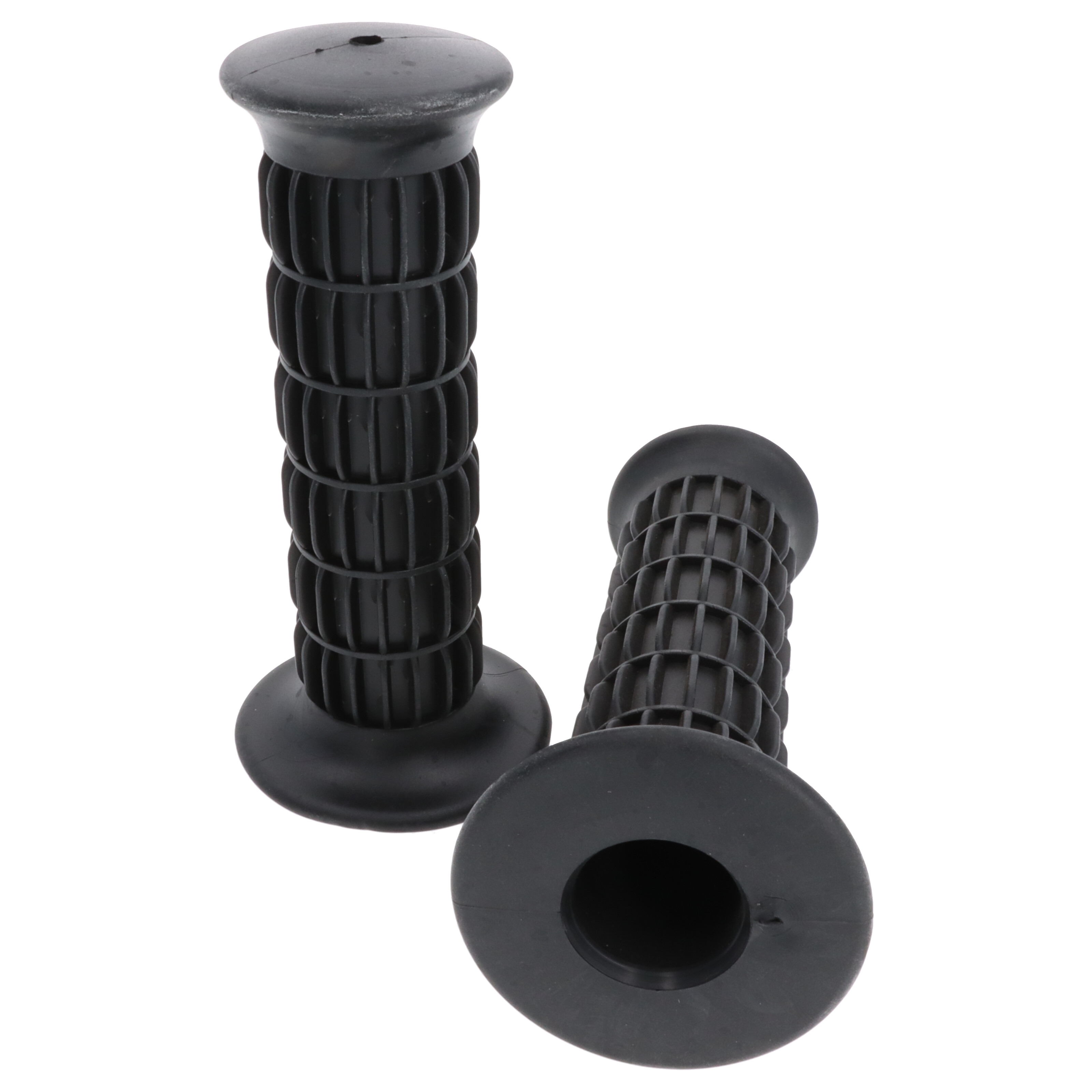 Griffgummi-Paar 22/25mm schwarz 7/8 Zoll Lenker 131 mm Motorrad Roller Griffe