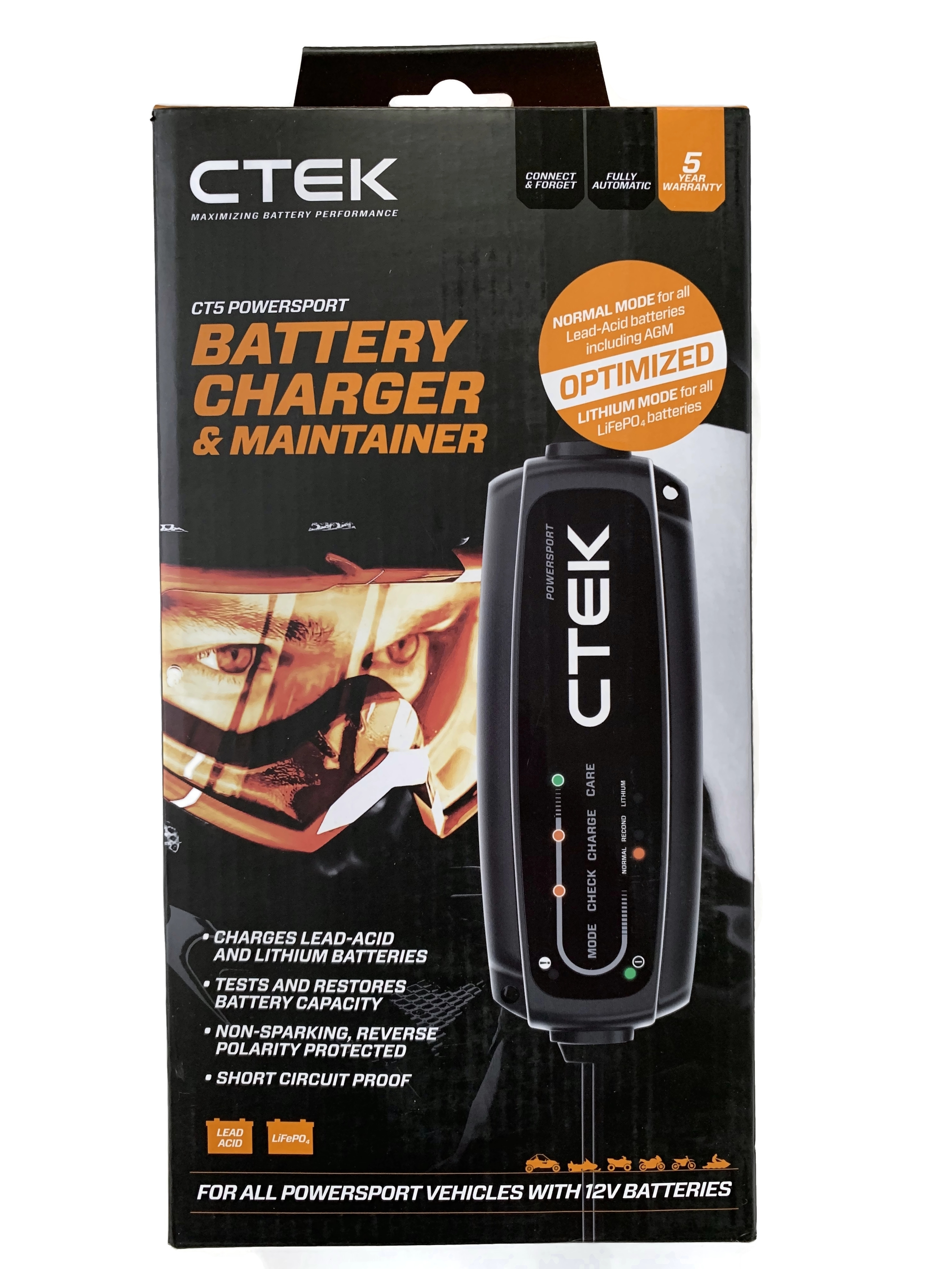 CTEK CT5 PowerSport Batterieladegerät / Ladeerhaltungsgerät