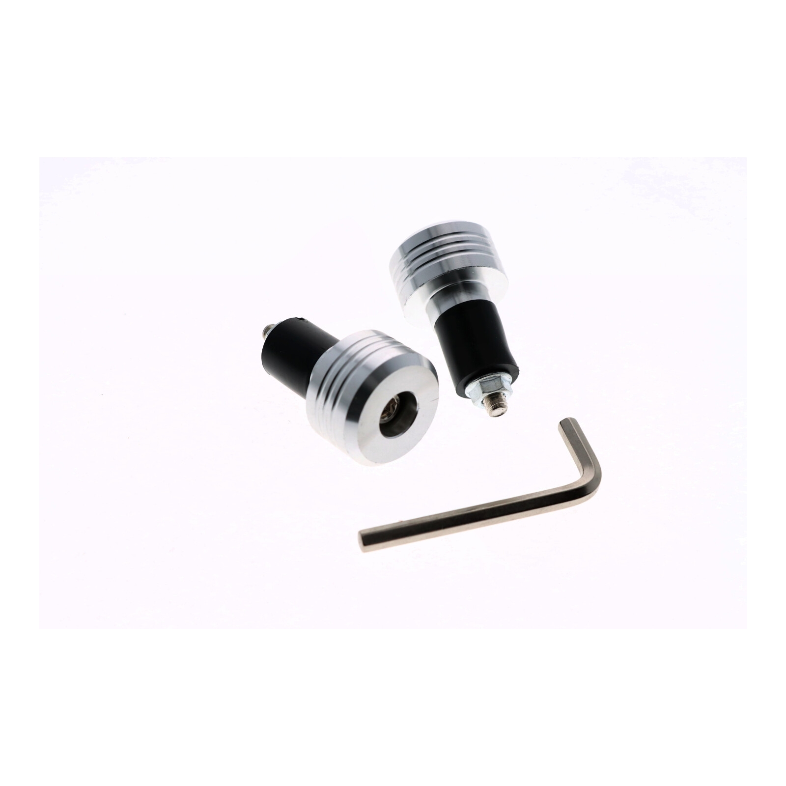 Motorrad Lenkerenden / Lenkergewichte 104g AD 30mm Alu genutet