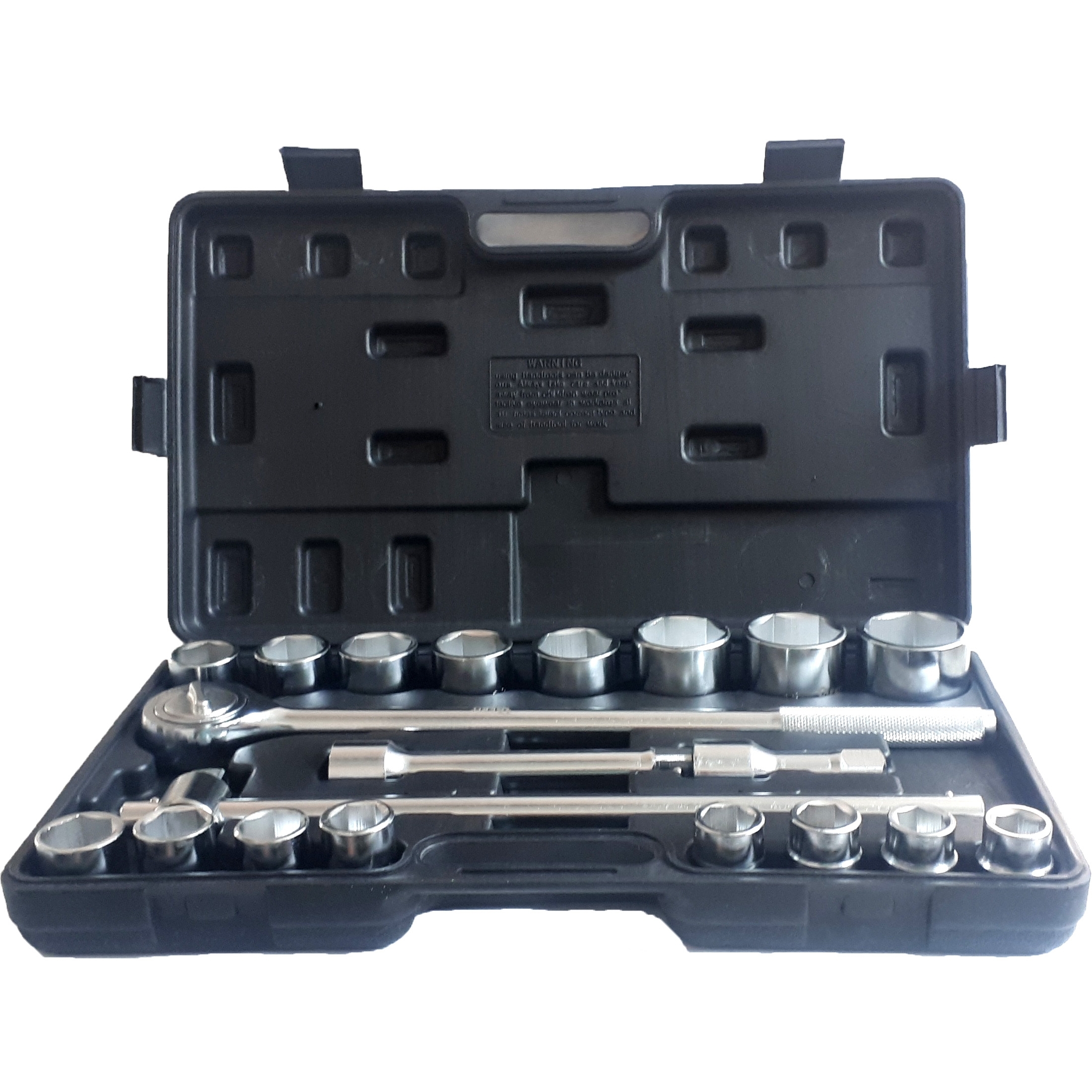 Ratschekasten Steckschlüsselsatz 3/4" Ratschenkasten 20-tlg. Set 6 - Kant Nüsse