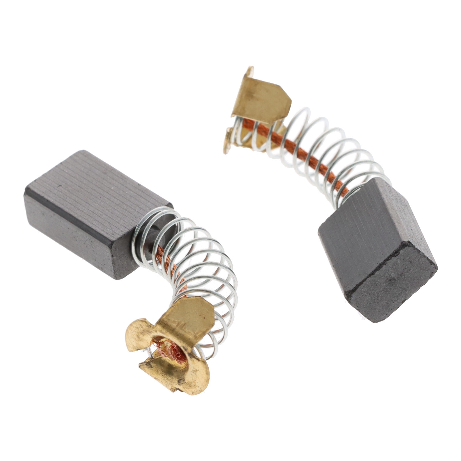 2x Motorkohlen Kohlebürsten Kohlen Motorbürsten Schleifkohlen 6x10x15 mm