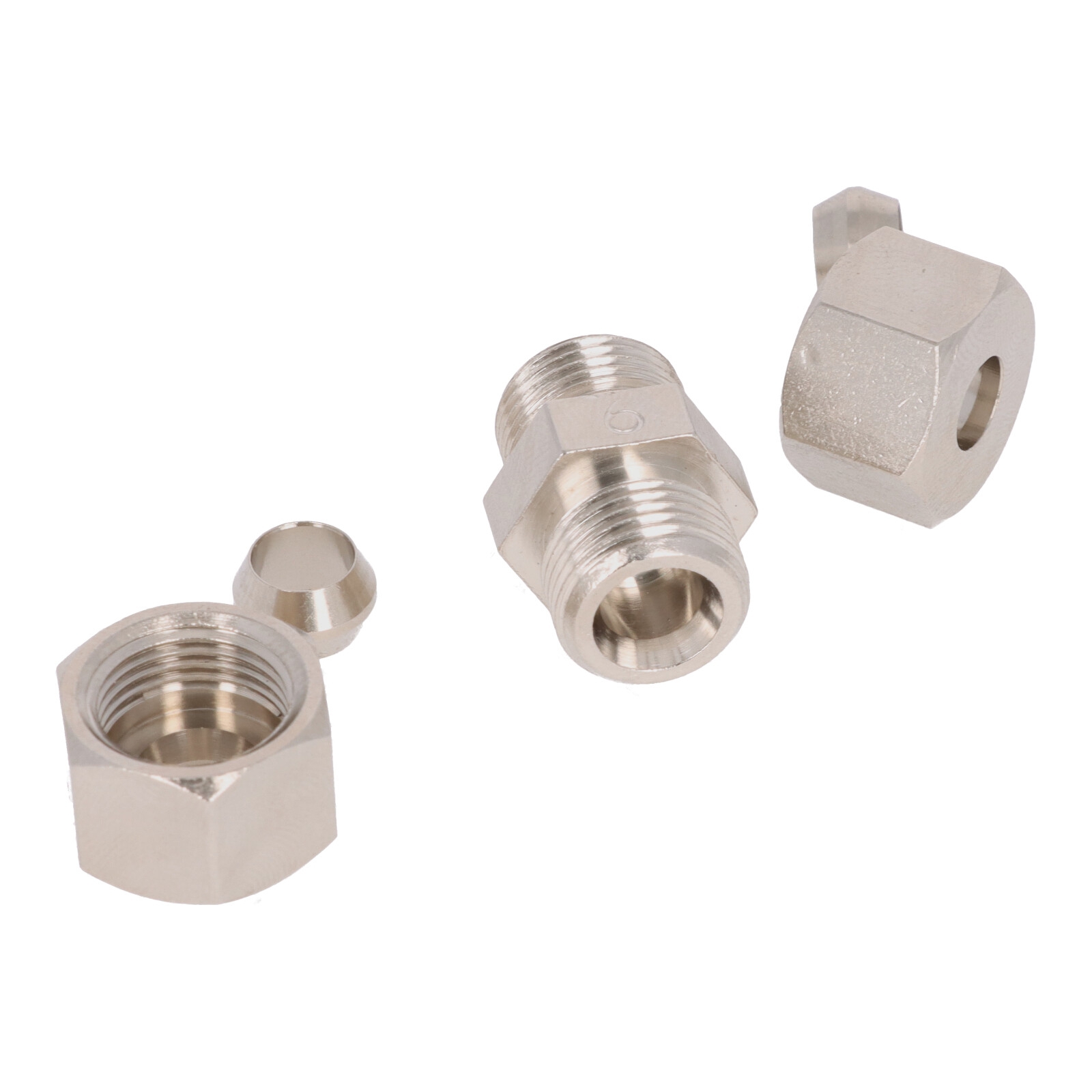 Quickbrake QBSTT6.0 Bremsleitungsverbinder Schnellverbinder 6mm einschraubbar ohne bördeln