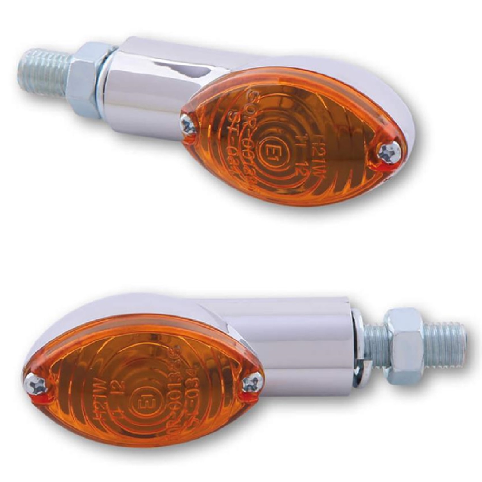 JMP 7054943 Blinker universal für viele Fahrzeuge Miniblinker Cateye M10 vorne hinten Satz
