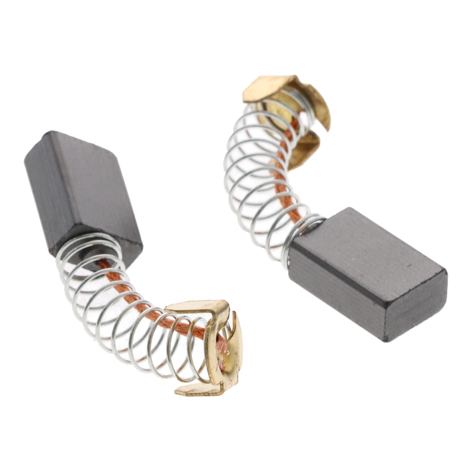 2x Motorkohlen Kohlebürsten Kohlen Motorbürsten Schleifkohlen 6x10x15 mm